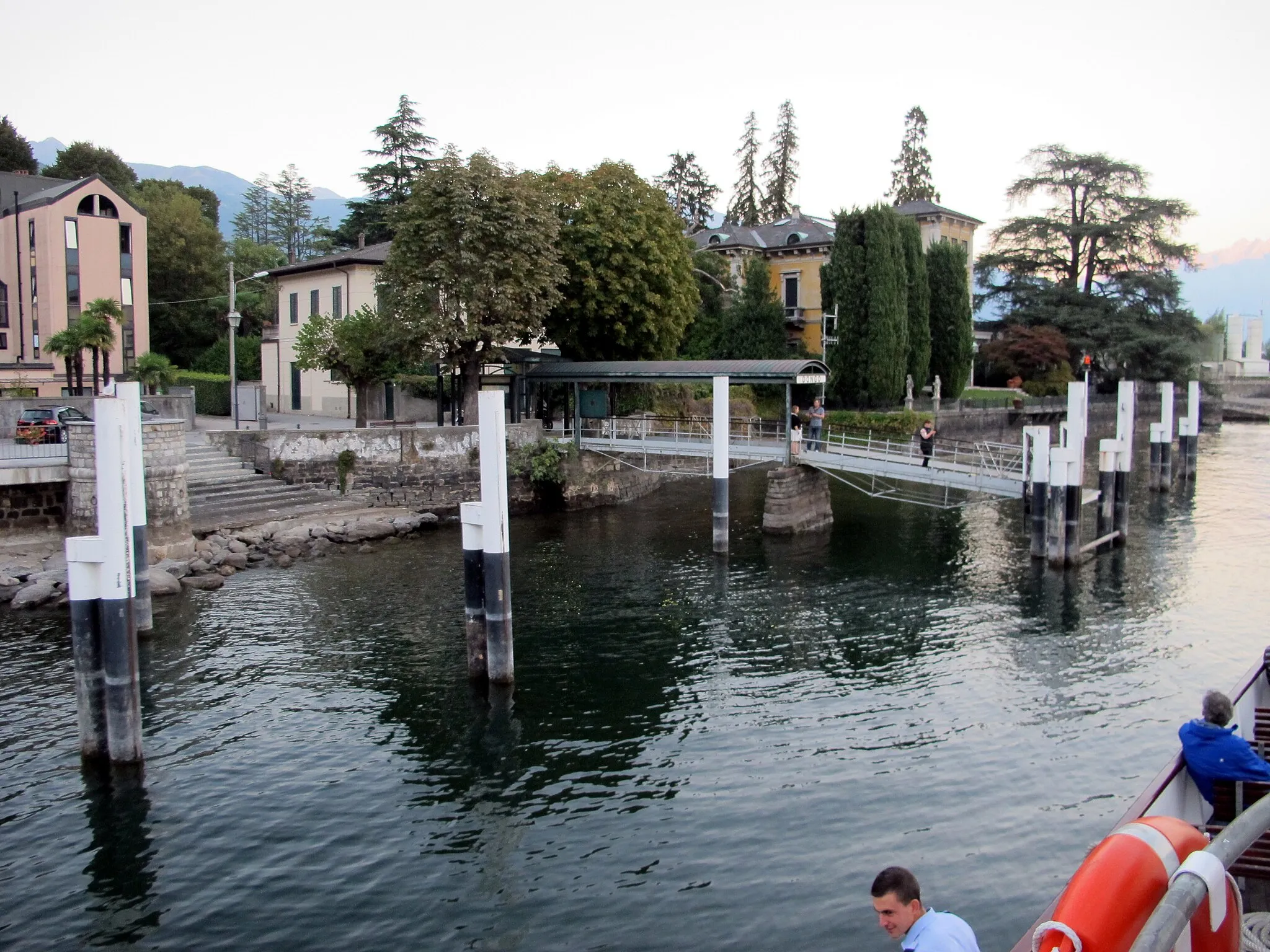 Photo showing: Italy, Lombardy, Lake Como, Dongo, Pier