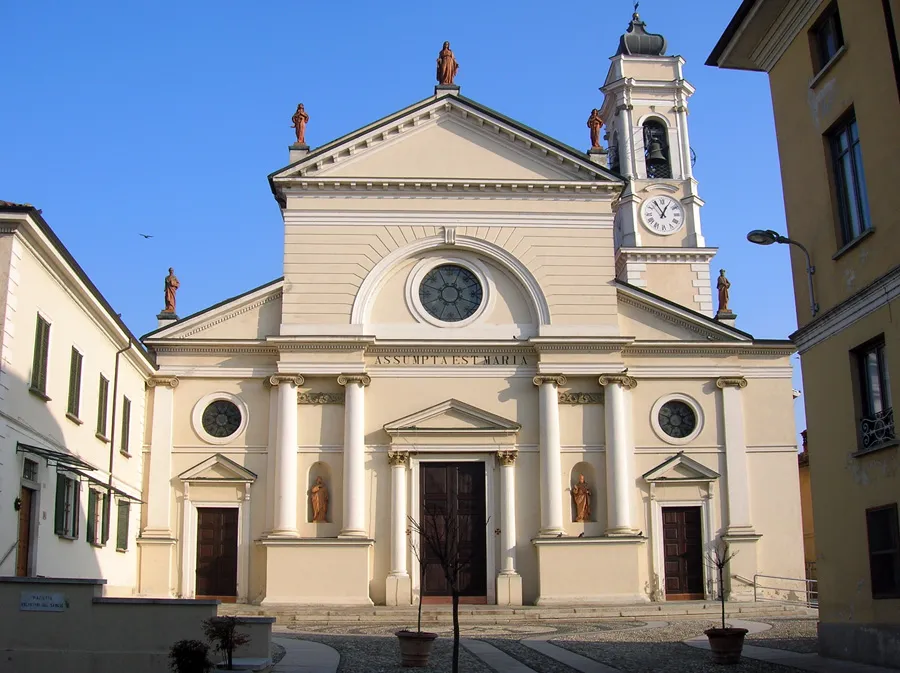 Photo showing: La chiesa parrocchiale di Dorno (PV)