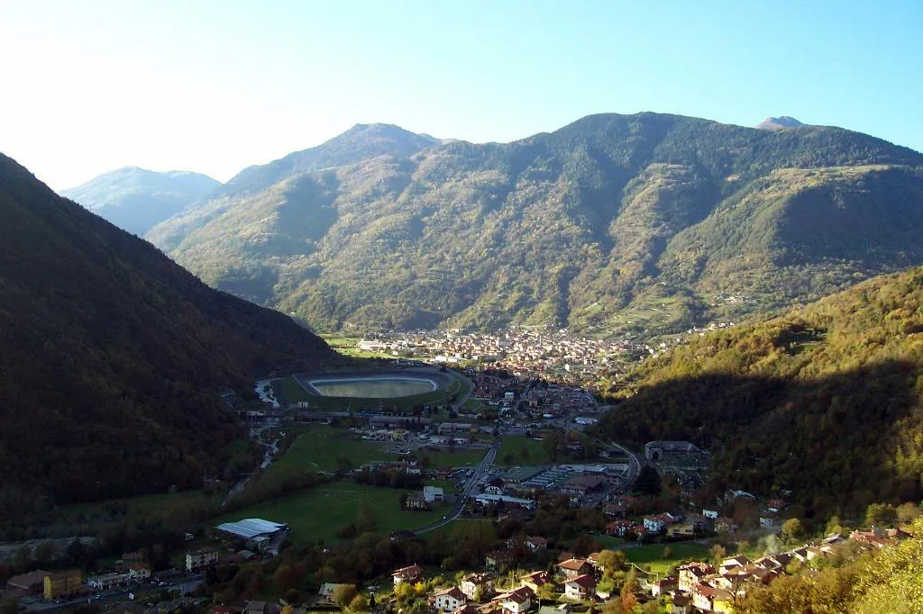 Photo showing: Edolo from Sonico, Val Camonica