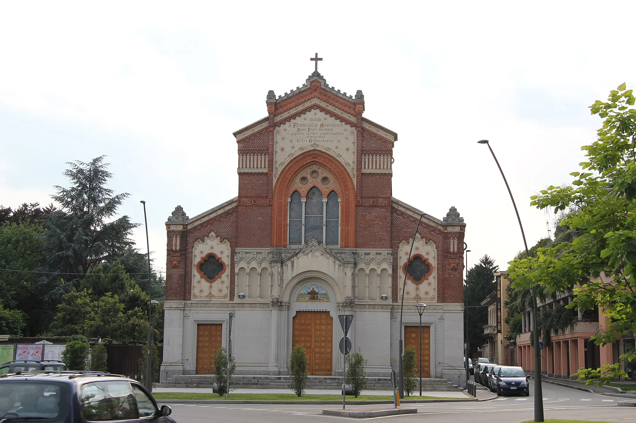 Photo showing: Church of San Francesco d'Assisi (Saint Francis of Assisi) in Gallarate (Italy). Front view