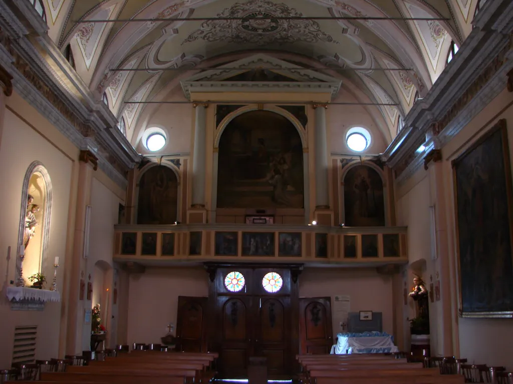 Photo showing: Church of San Rocco, Garlasco, Italy - Counter-facade