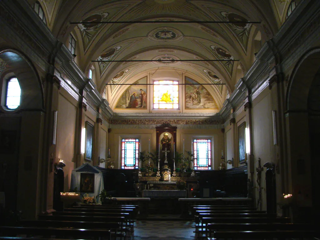 Photo showing: Church of San Rocco, Garlasco, Italy - Inside