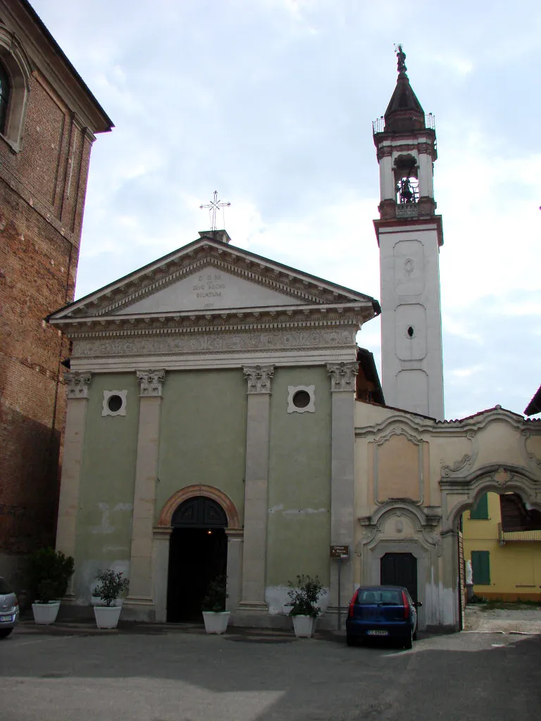 Photo showing: Church of San Rocco, Garlasco, Italy - Facade