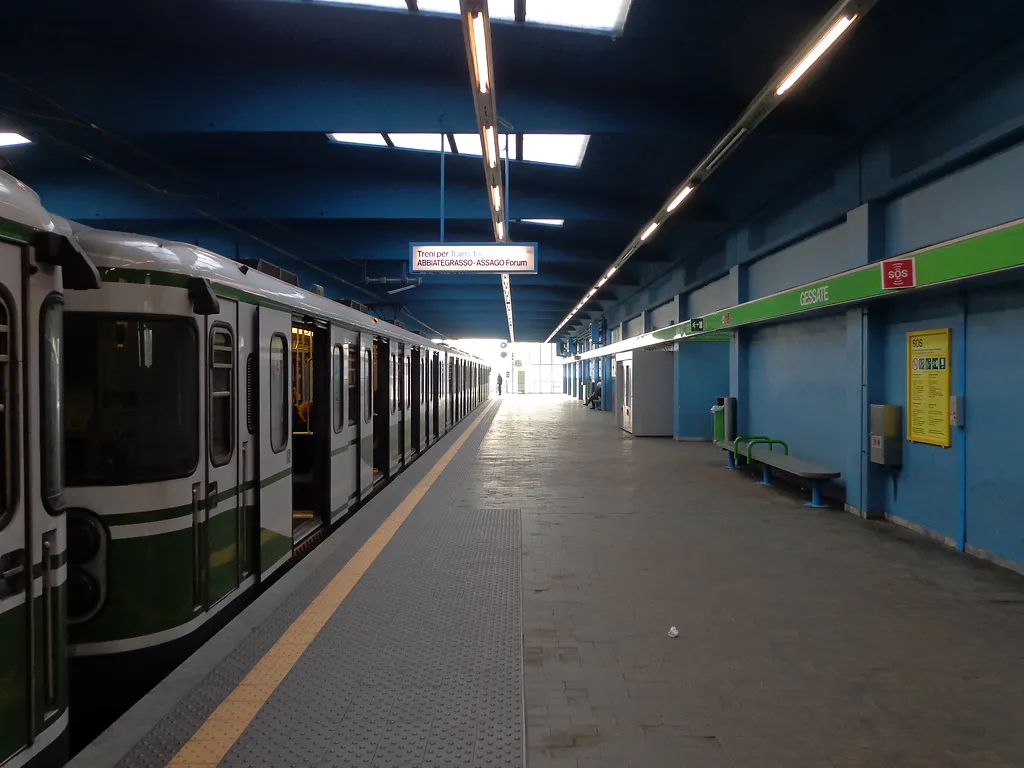 Photo showing: Stazione di Gessate della metropolitana di Milano