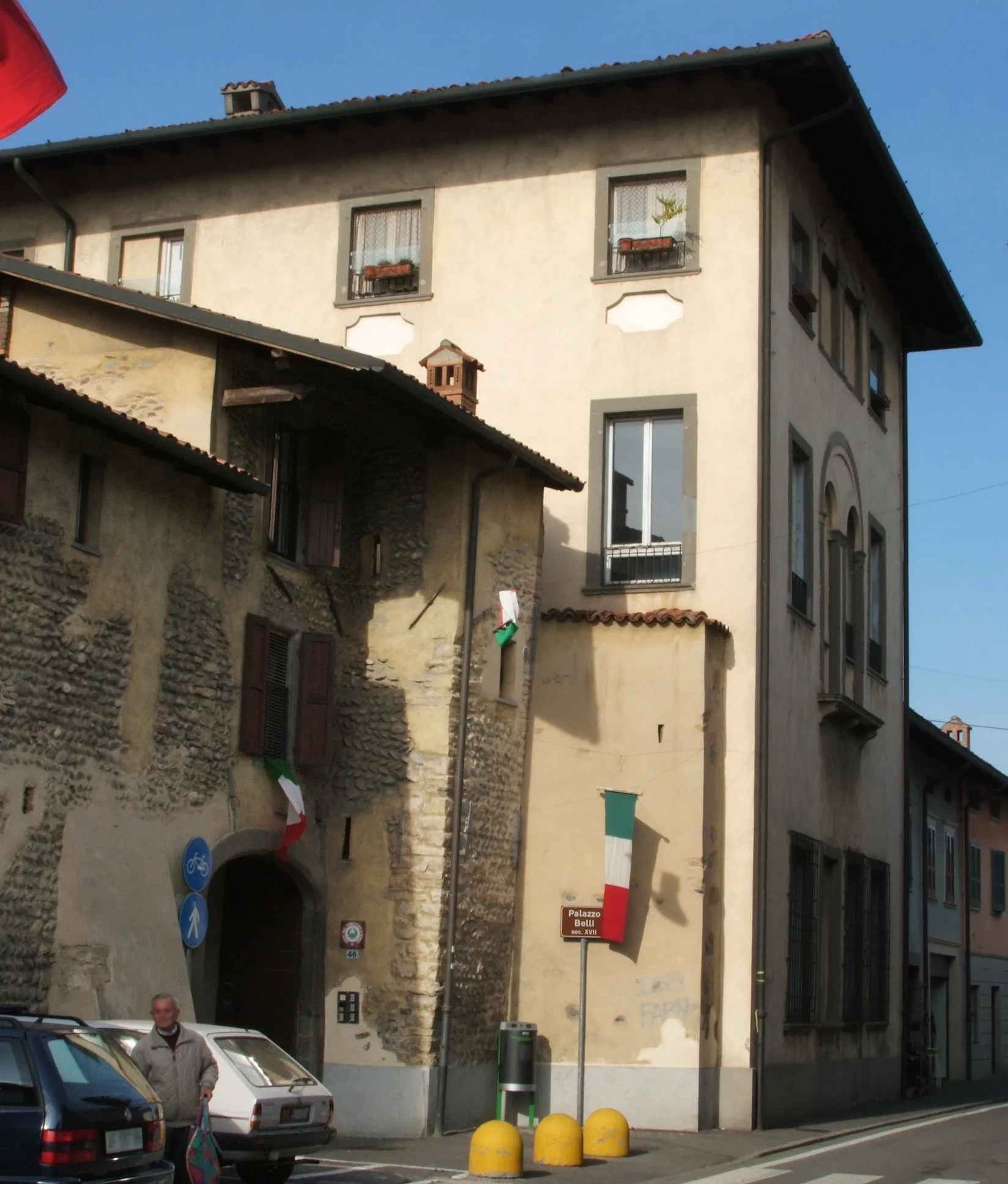 Photo showing: Grassobbio, Bergamo, Italy - Belli palace XVII century