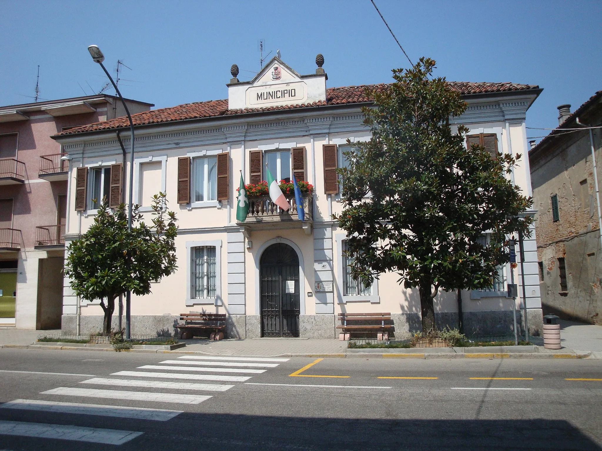 Photo showing: Gropello Cairoli's town hall