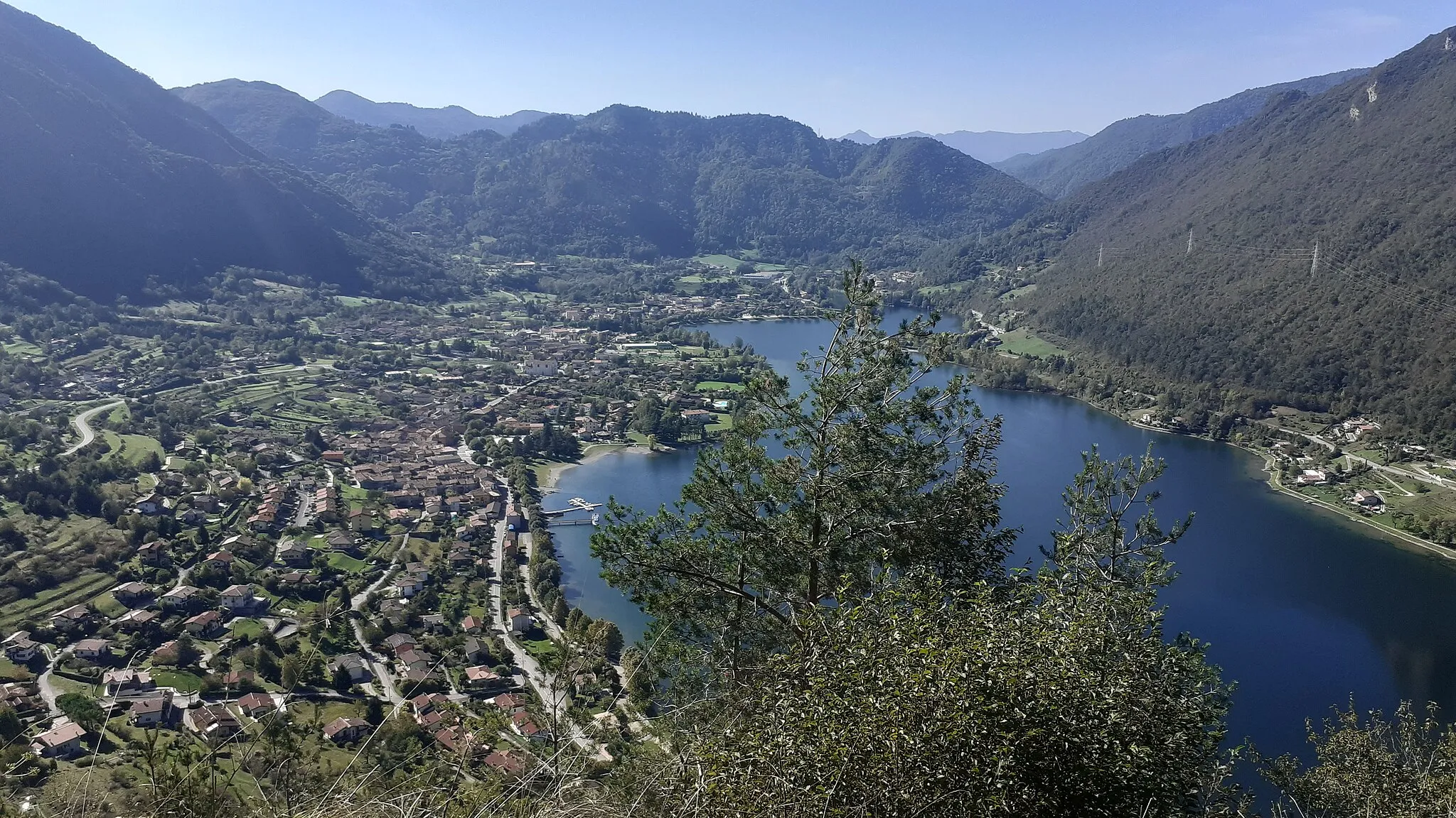 Photo showing: Lake Idro from Crench