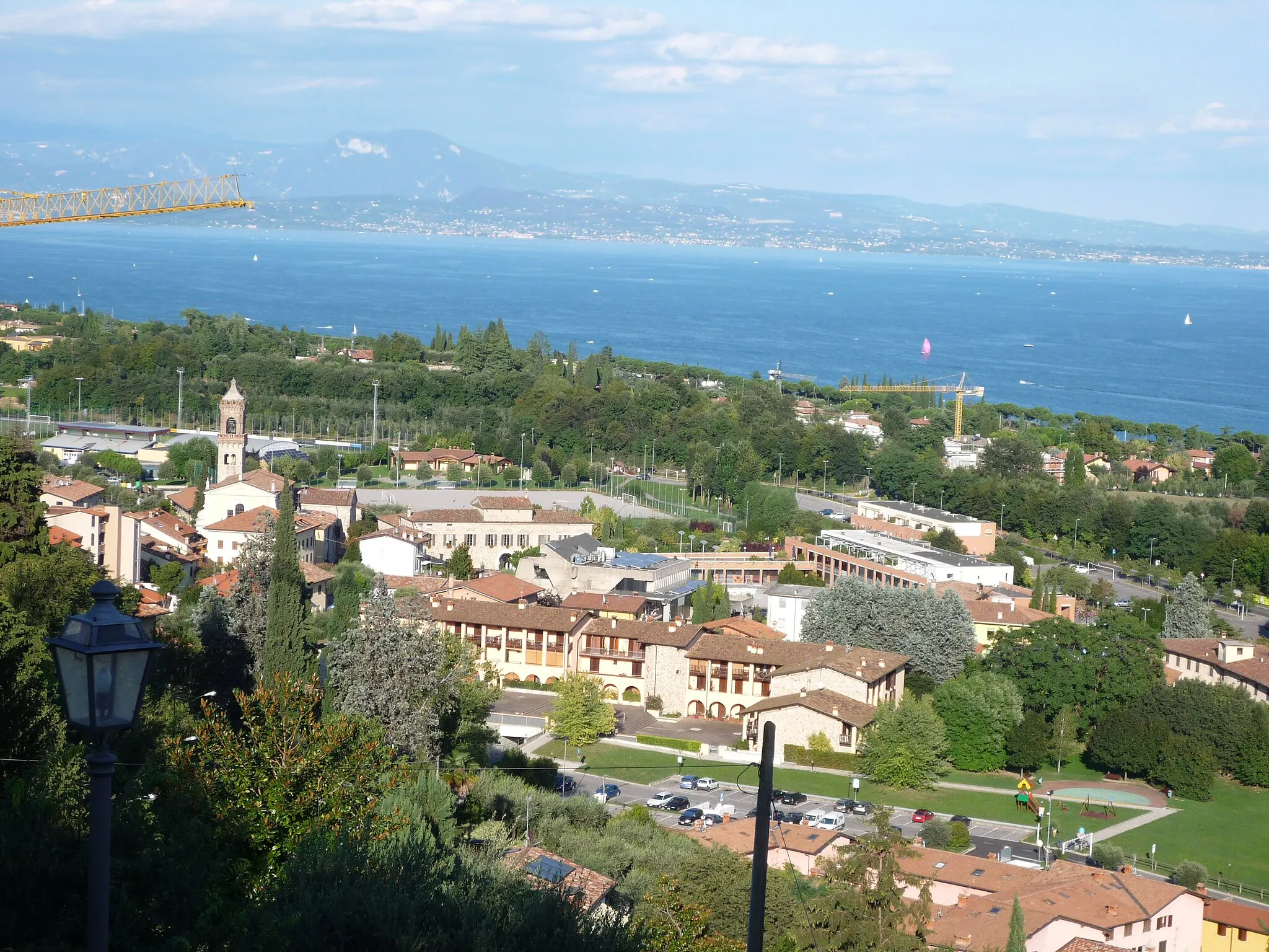 Photo showing: Panorama di Padenghe dal castello