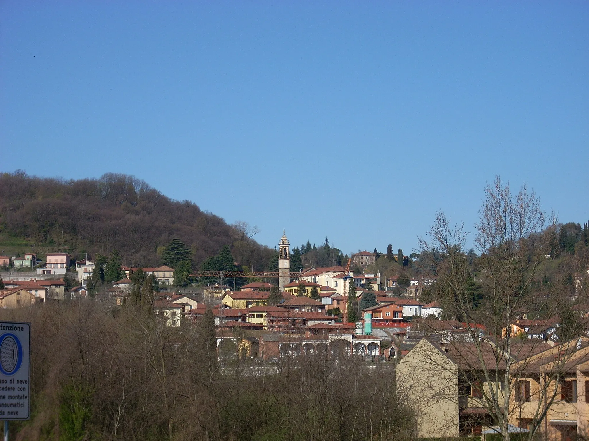 Photo showing: Panoramic view of Olgiate Molgora, Lecco, Italy