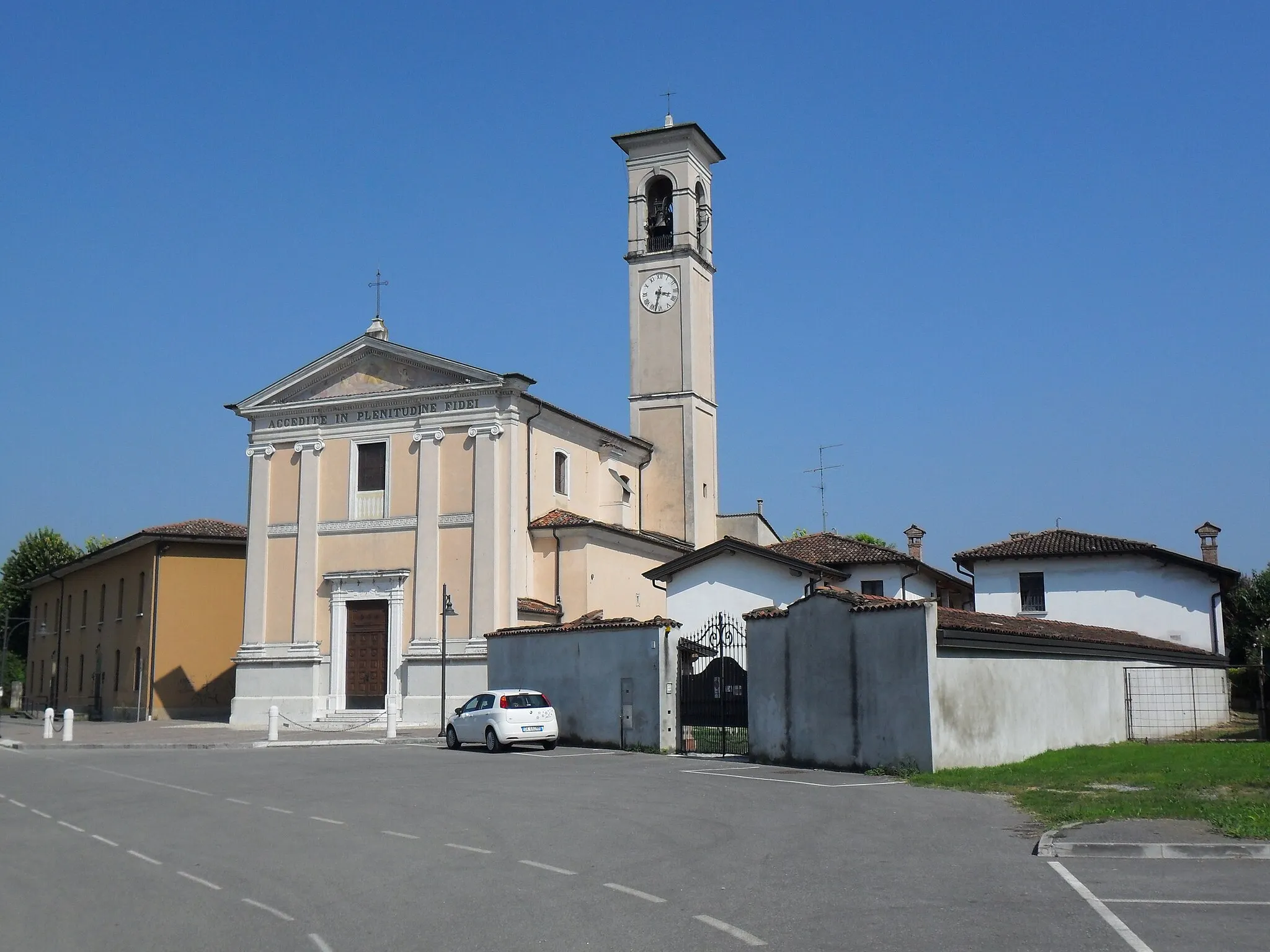 Photo showing: Chiesa Purificazione Beata Vergine Maria a Borgo Poncarale (BS).