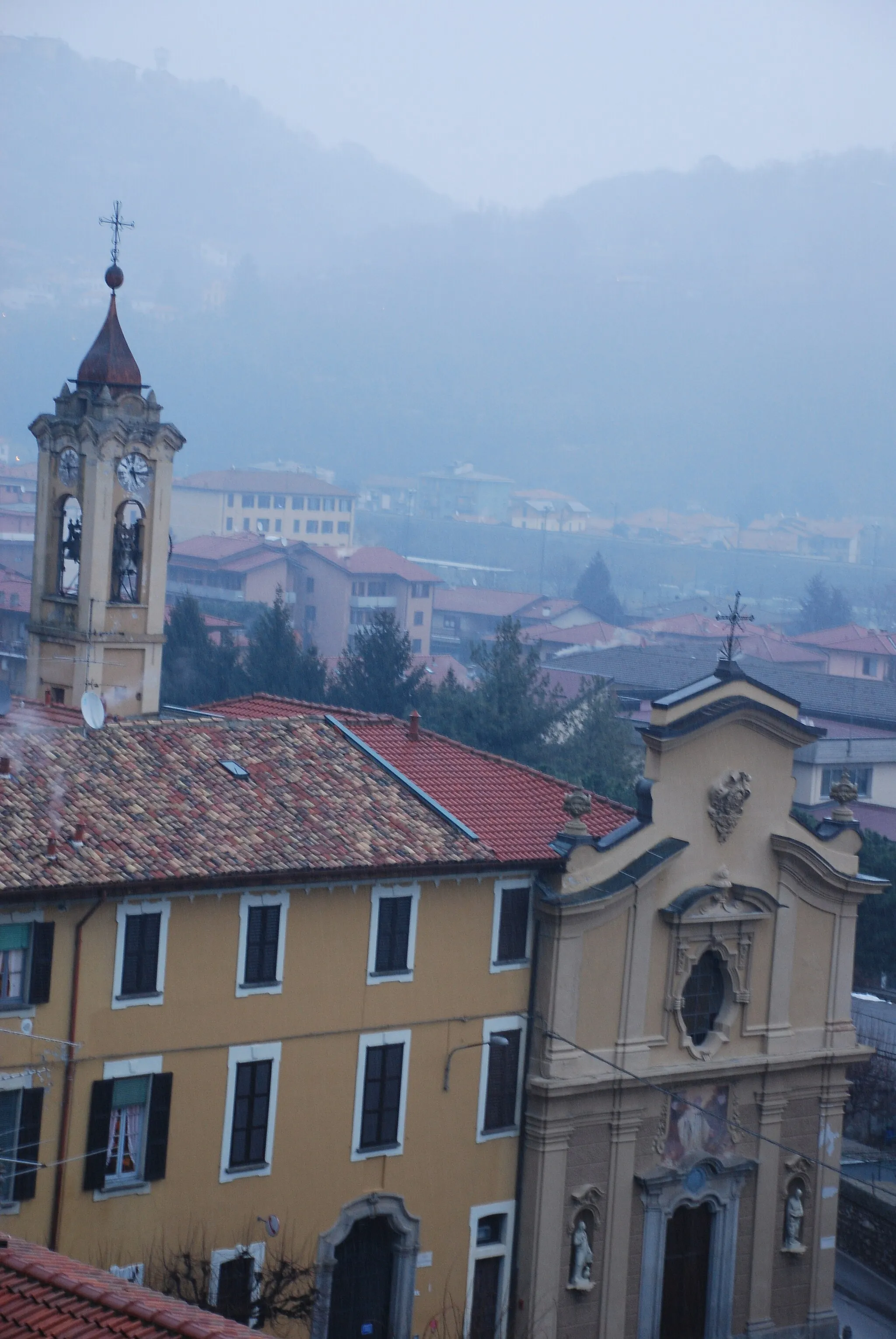 Photo showing: Chiesa San Bernardo di Lezza - panorama