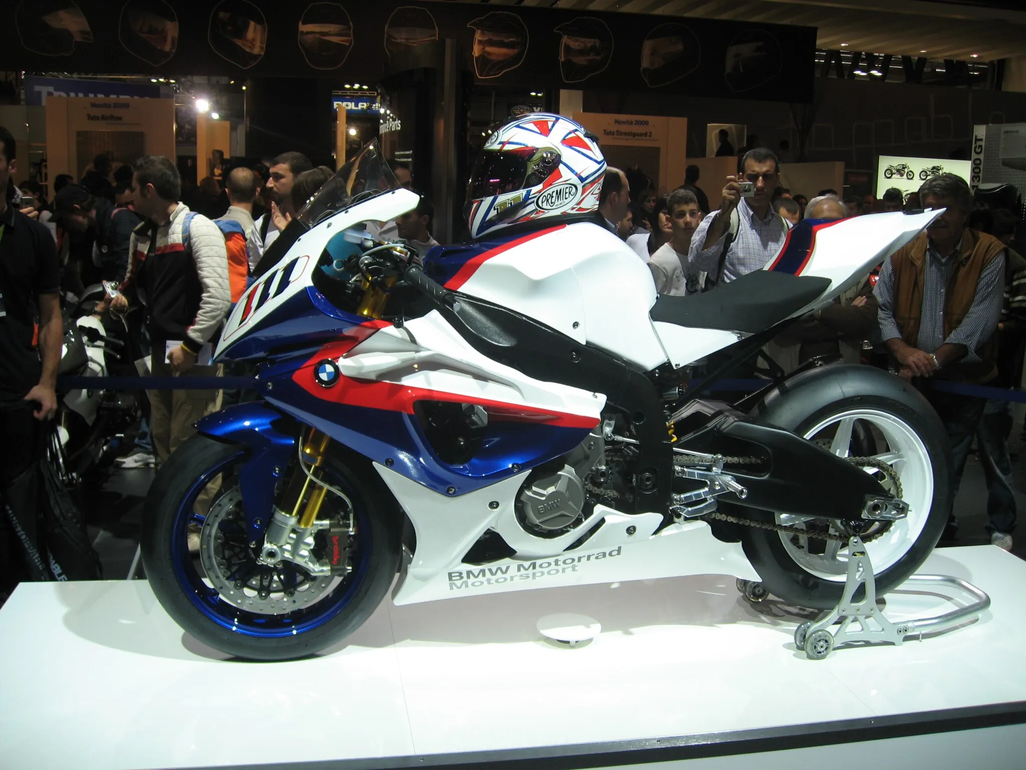 Photo showing: BMW S1000RR at 2008 Milan motorcycle show