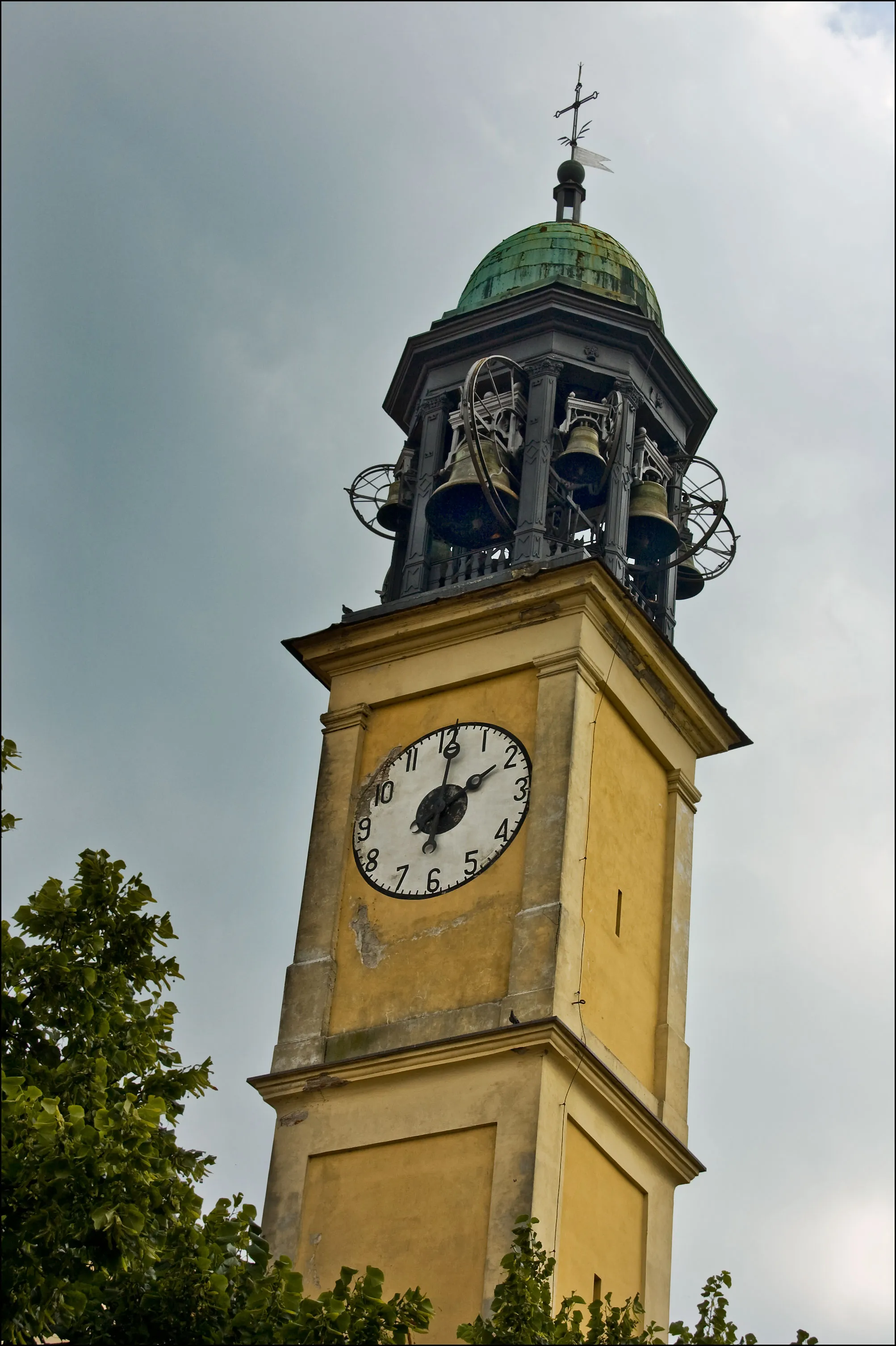 Photo showing: Il campanile della chiesa di Santo Stefano di Rosate