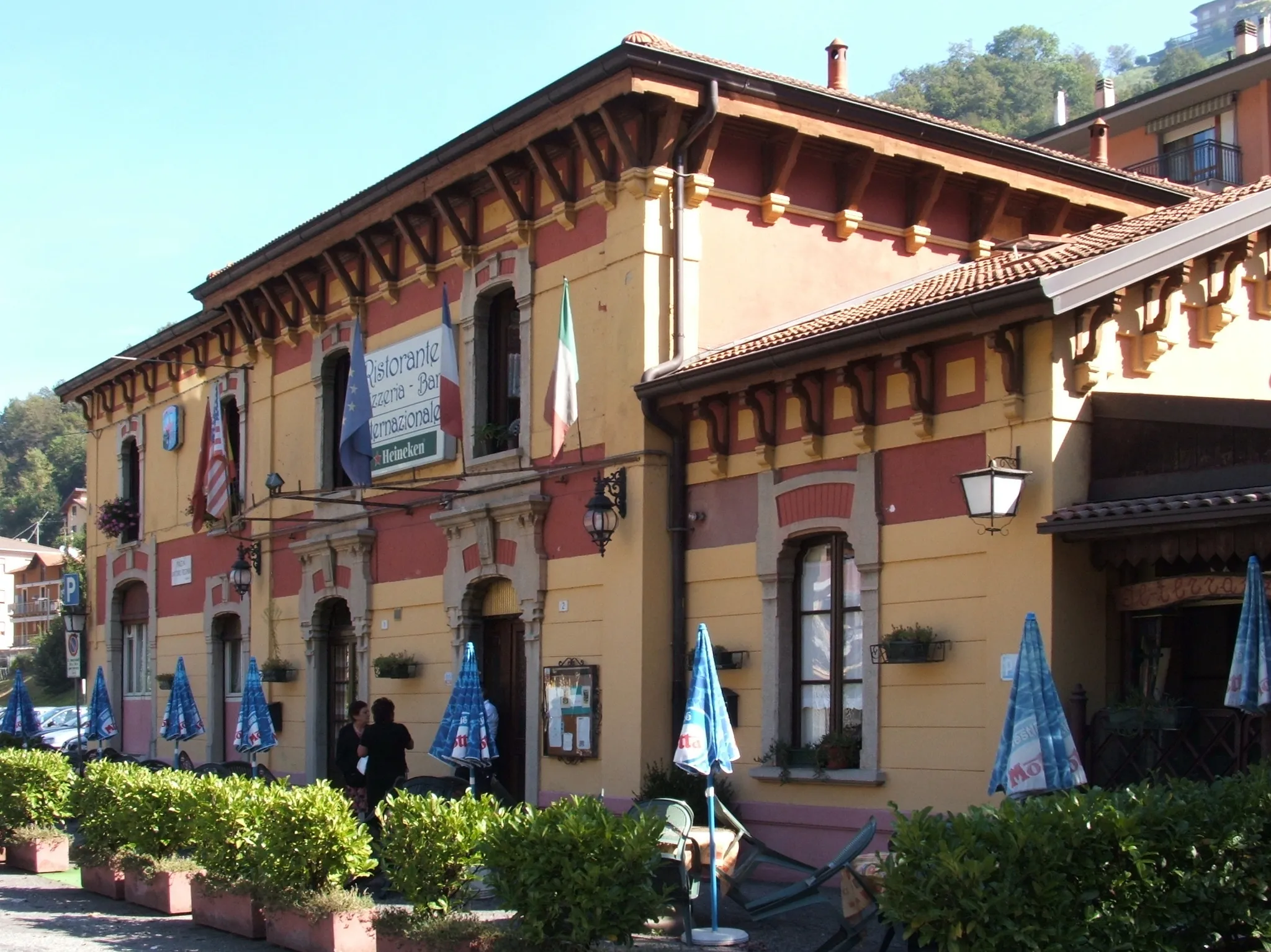 Photo showing: San Pellegrino Terme, Bergamo, Italy - Old train station