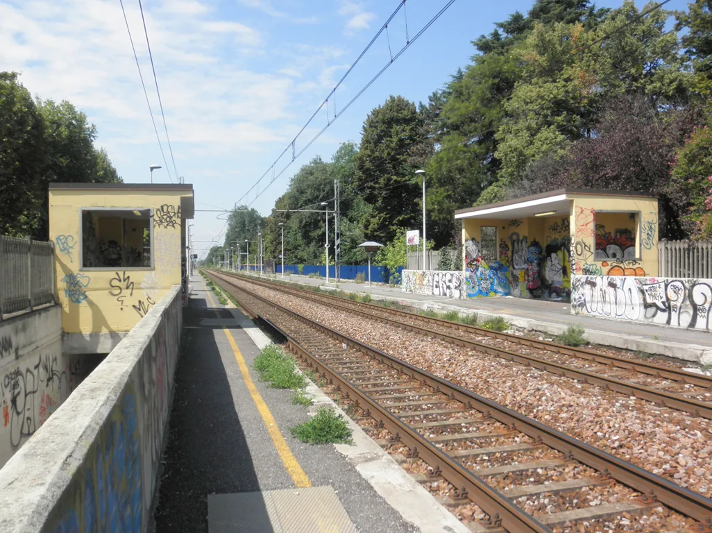 Photo showing: Stazione ferroviaria di Trecella.
