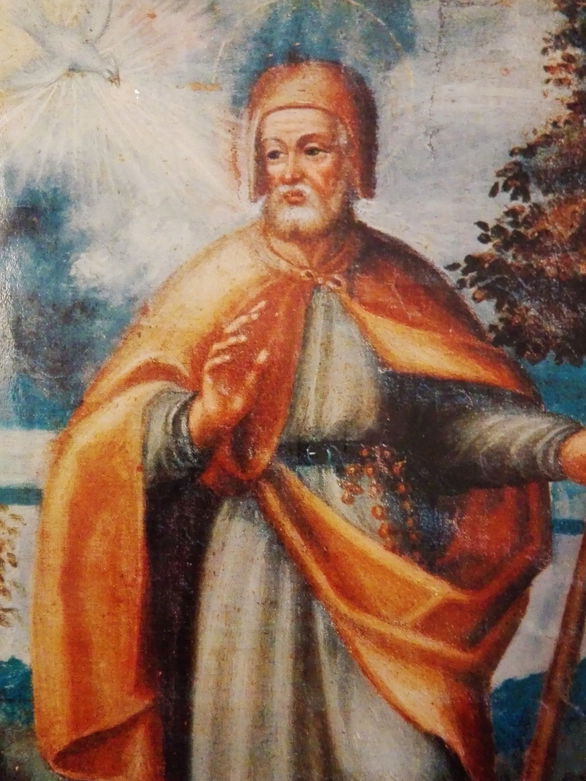 Photo showing: Riproduzione della più antica figura del Beato Alberto da Villa d'Ogna (autore ignoto - XVI secolo)
