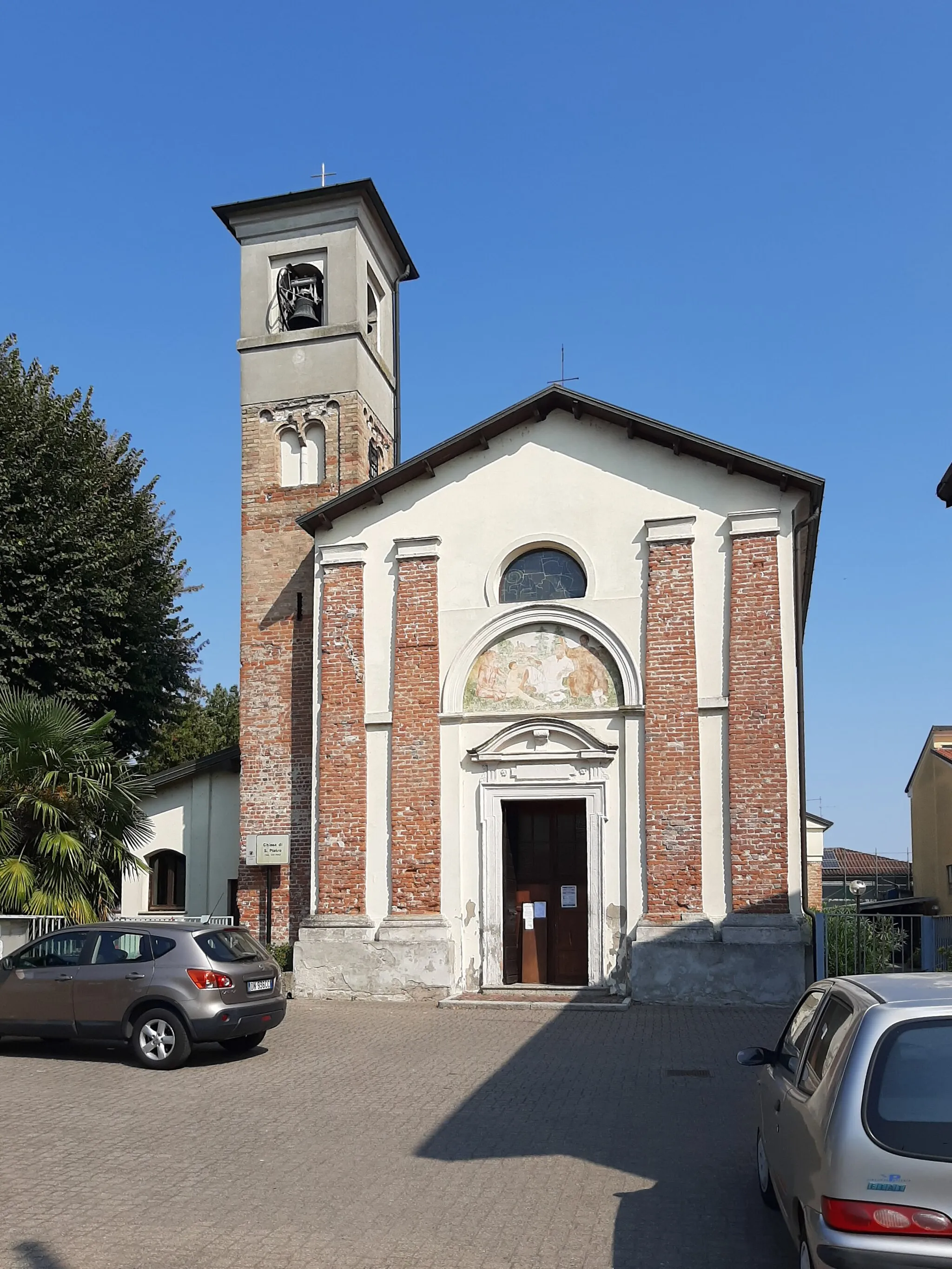 Photo showing: La chiesa di San Pietro (ex parrocchiale) a Vizzolo Predabissi.