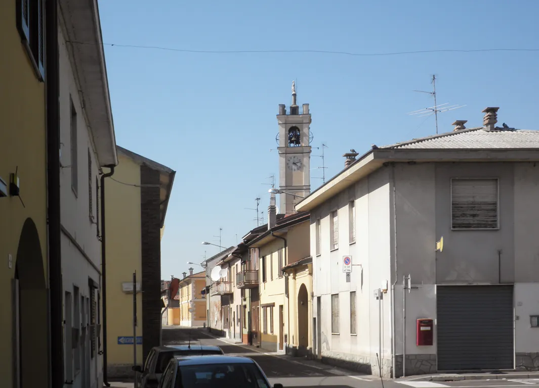 Photo showing: Via Gaetano Negri a Zorlesco, fraz. di Casalpusterlengo