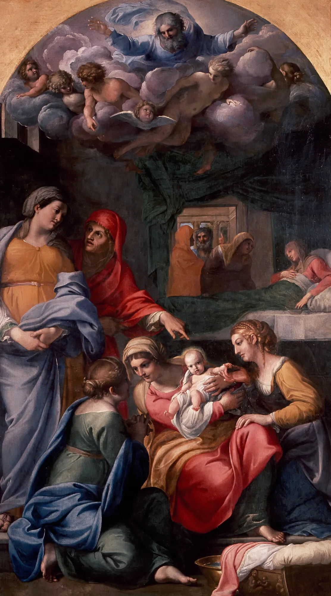 Photo showing: birth of the Virgin Mary