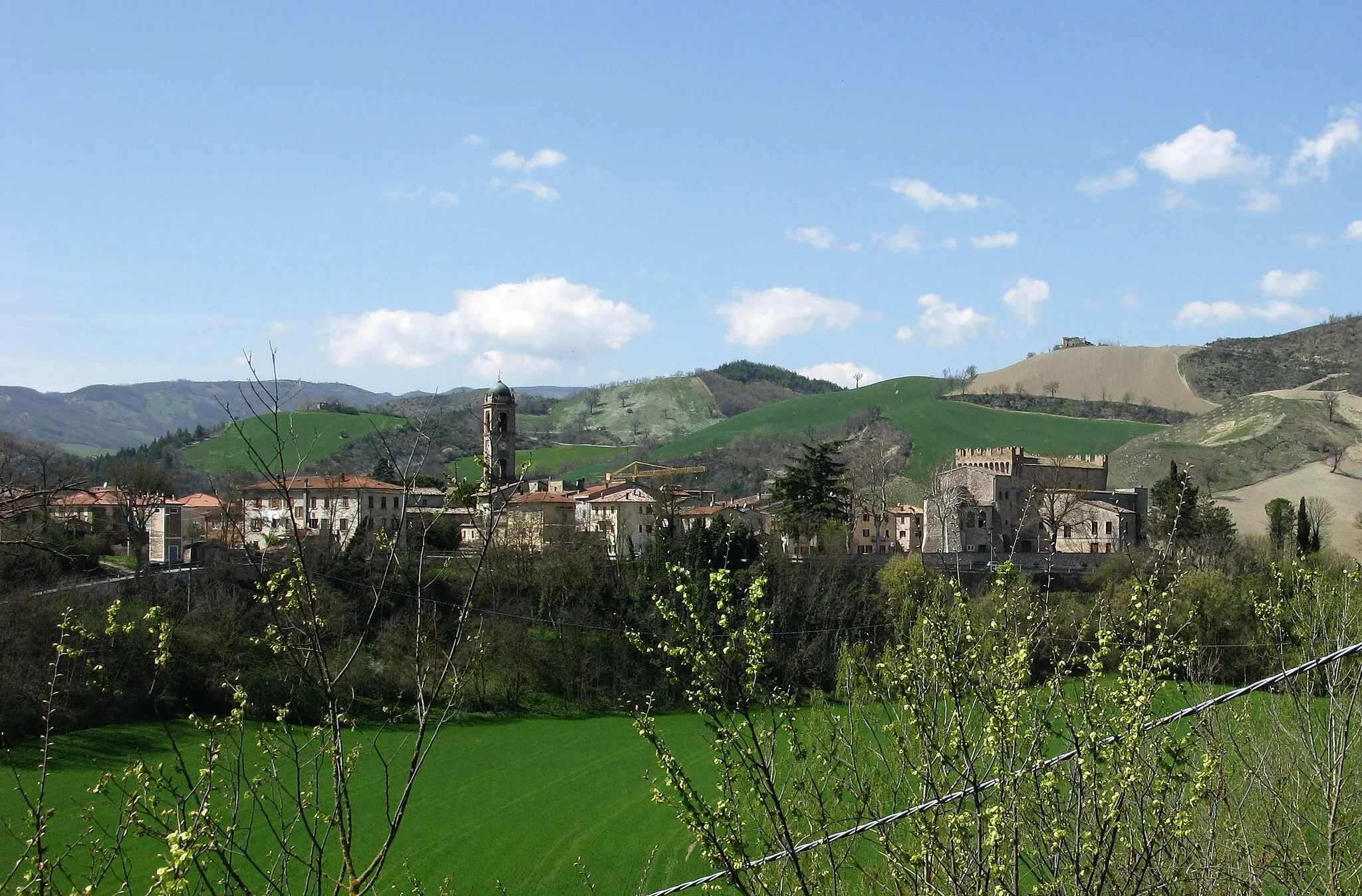 Photo showing: Panorama di Piandimeleto.