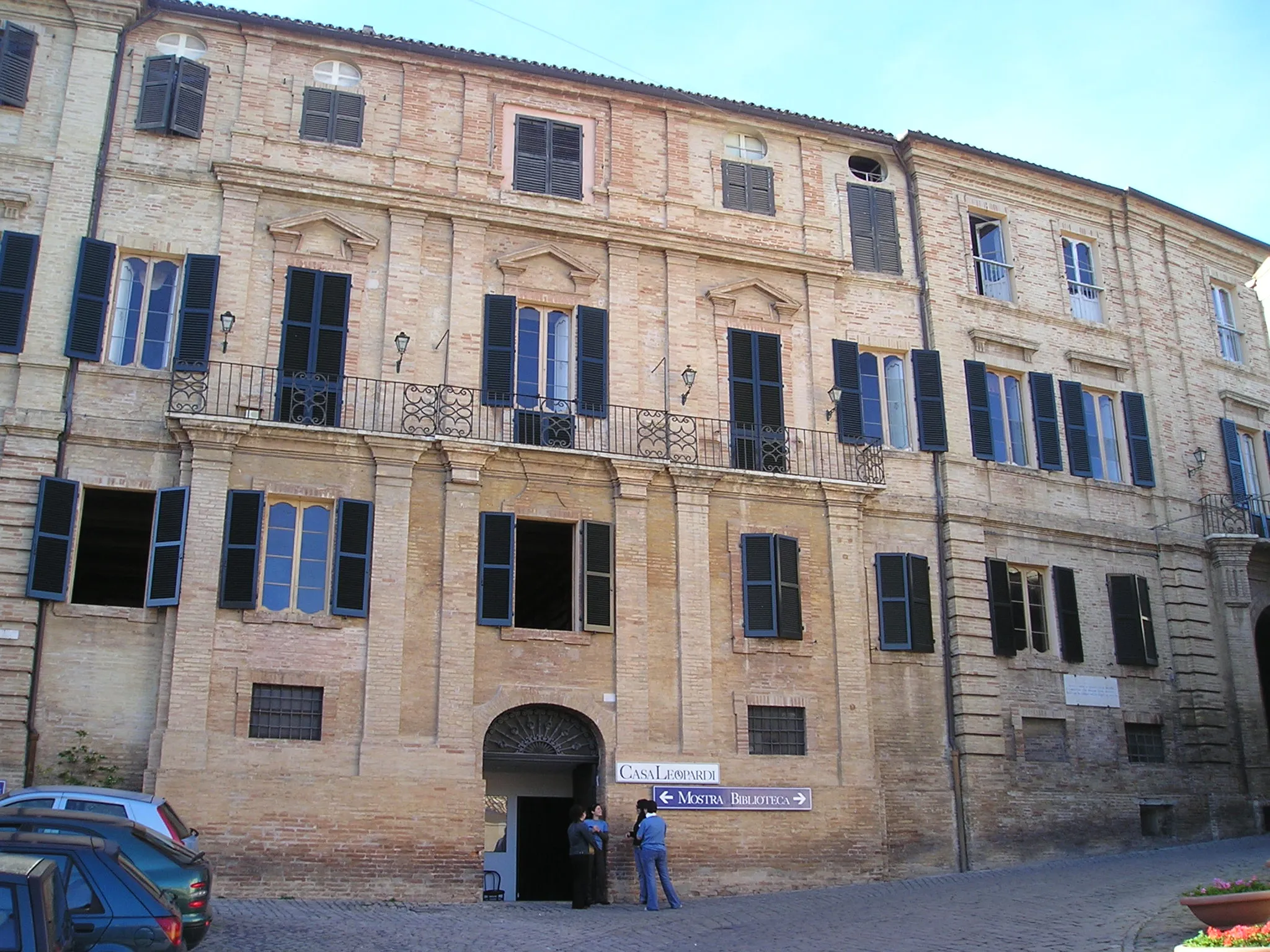 Photo showing: Giacomo Leopardi's house in Recanati