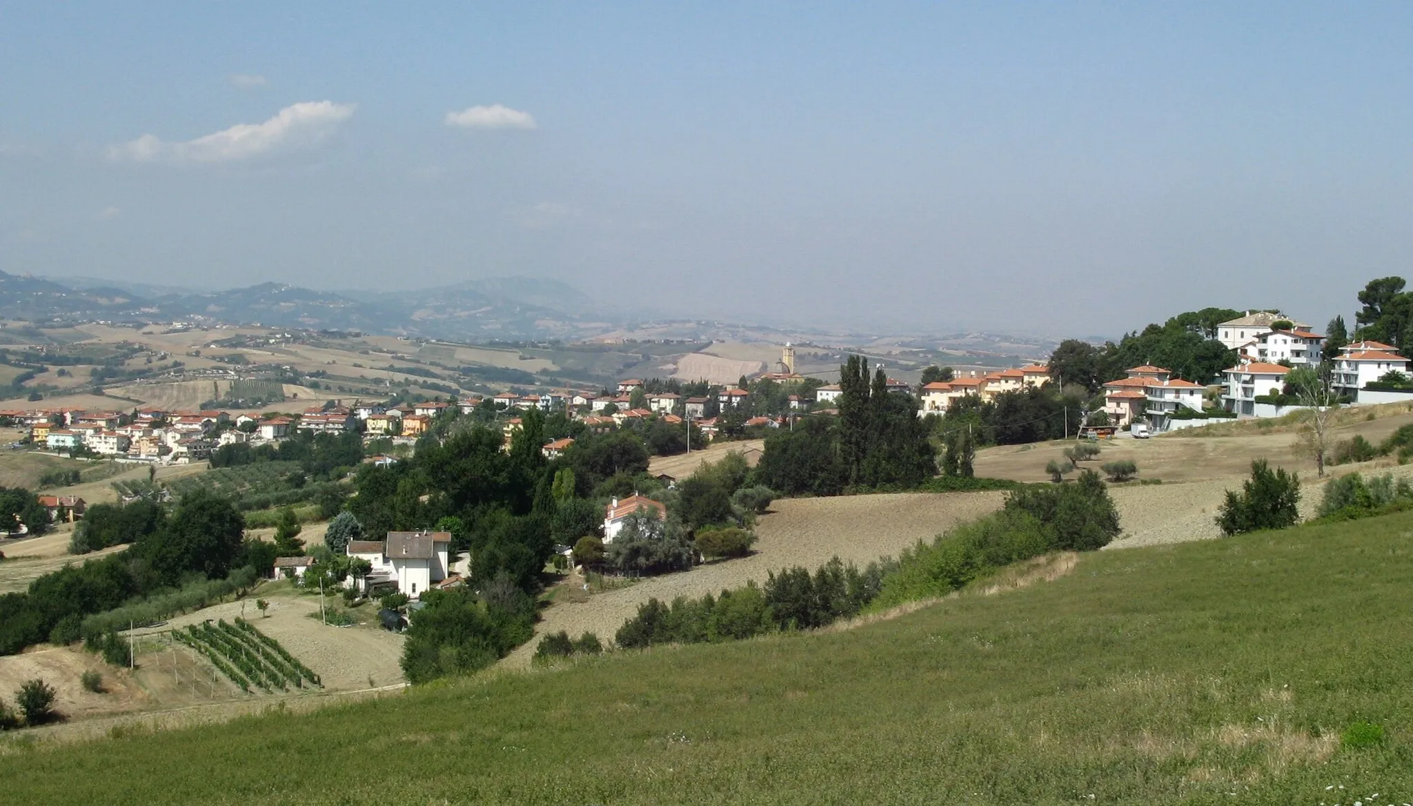 Photo showing: Panorama di Tavullia.