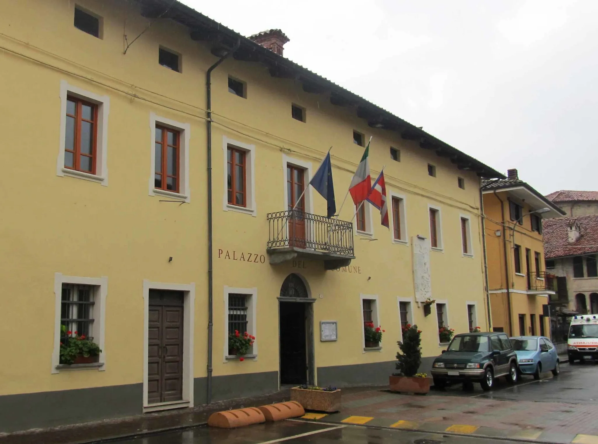Photo showing: Albiano d'Ivrea (TO, Italy): town hall