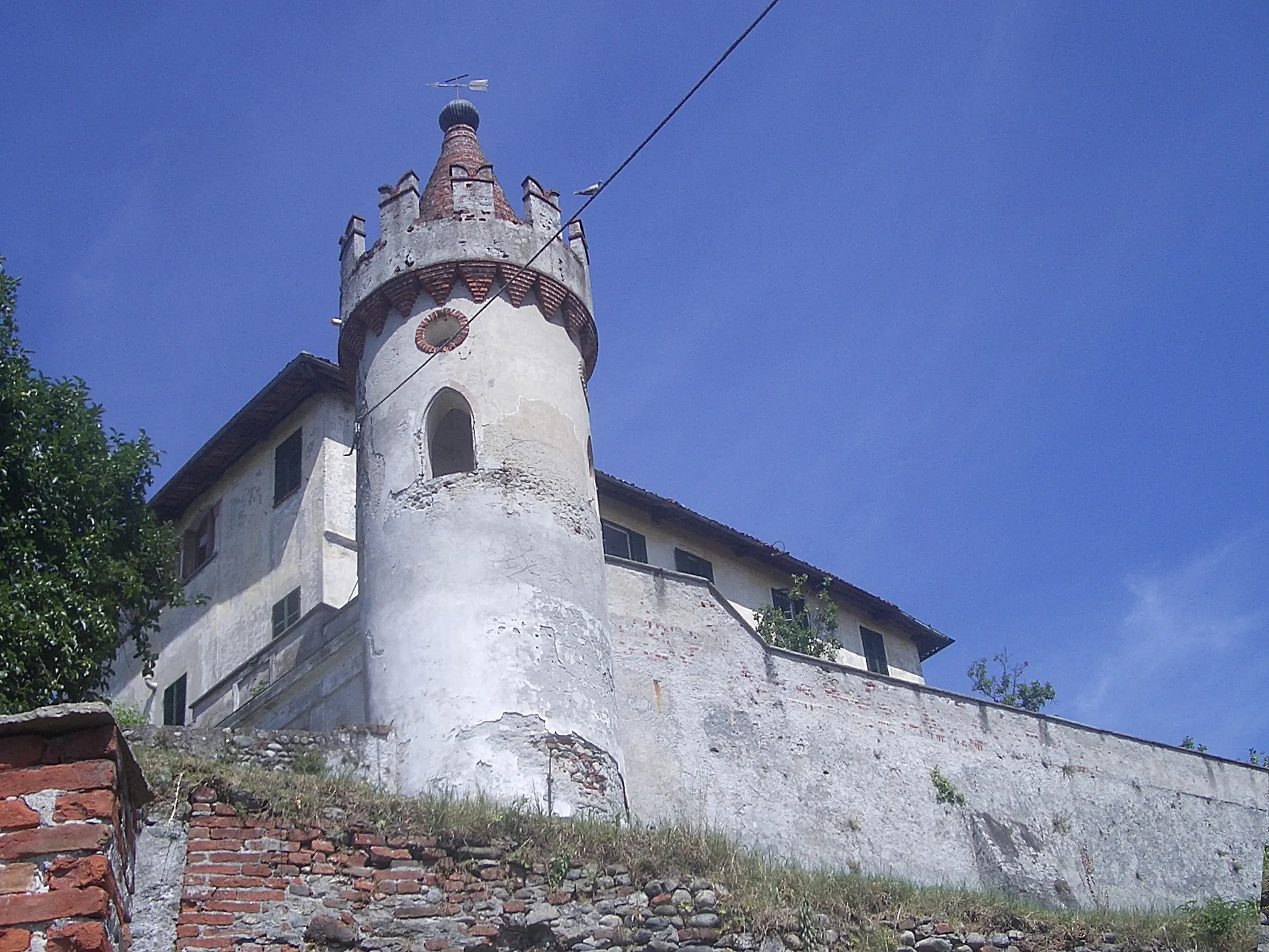 Photo showing: Albiano d'Ivrea, the Bishop's Castle