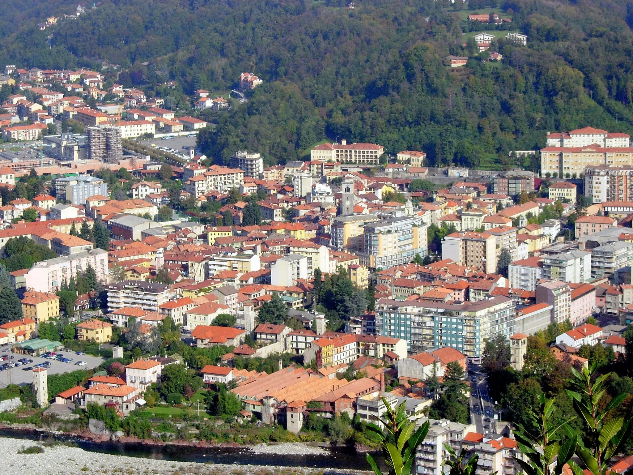 Photo showing: Panorama di Borgosesia.