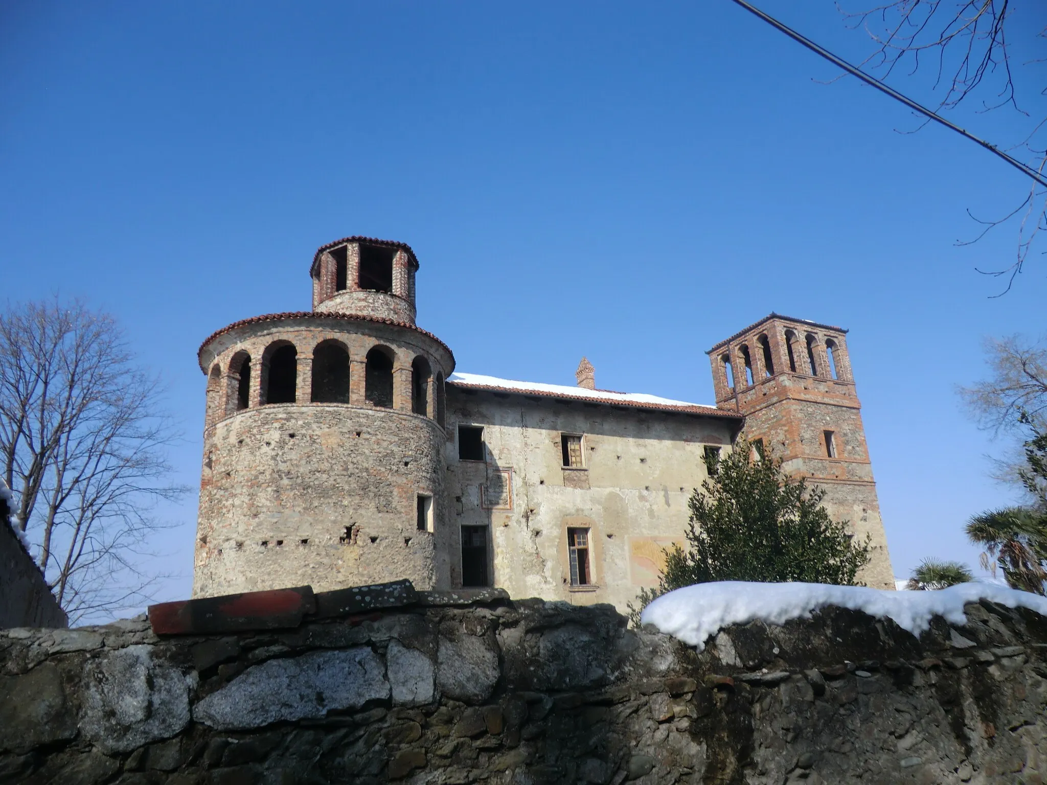 Photo showing: Costigliole Saluzzo (Cuneo): castello Reynaudi o Crotti (XVII sec.)