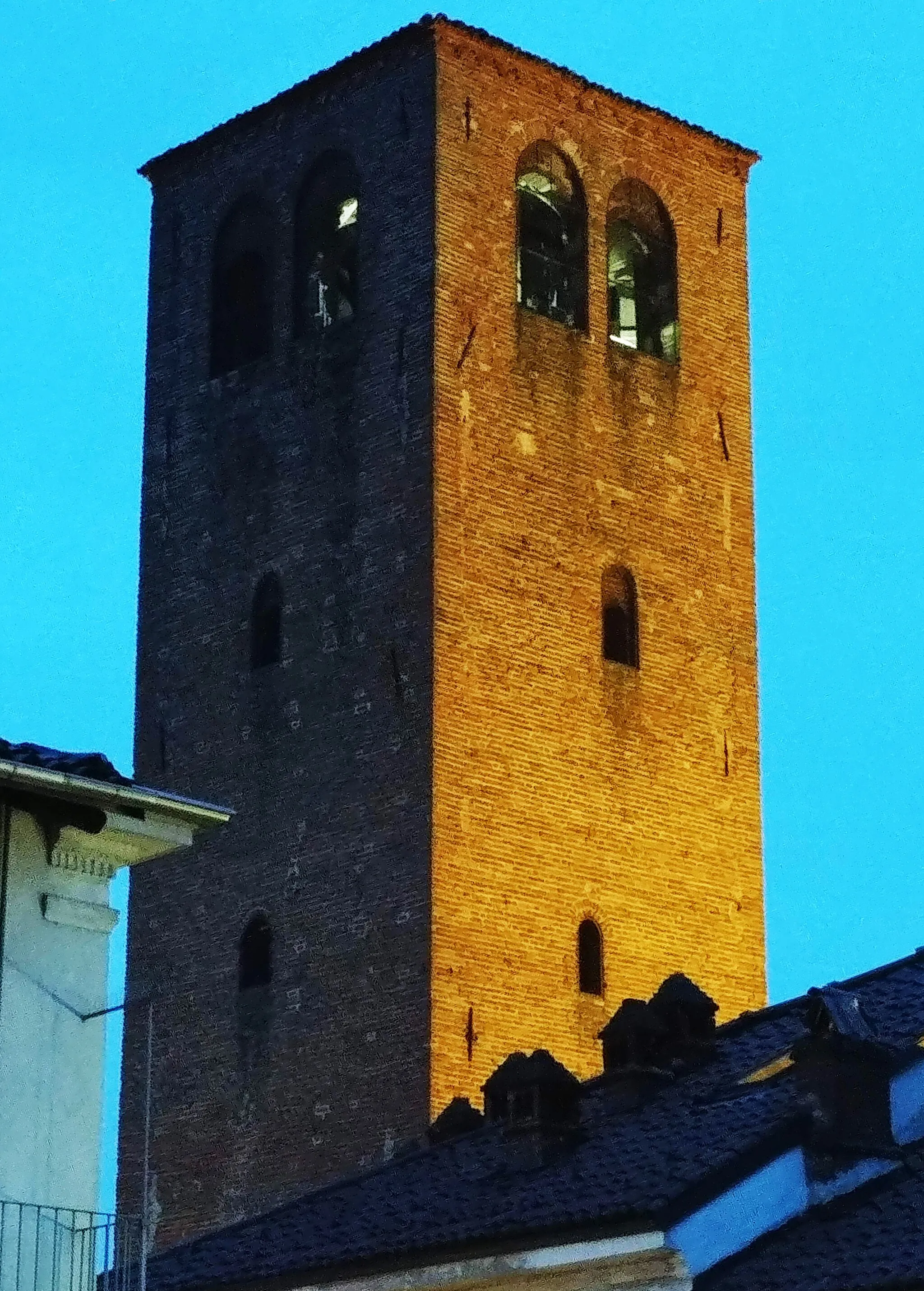 Photo showing: Crescentino, Torre Civica di Piazza Vische