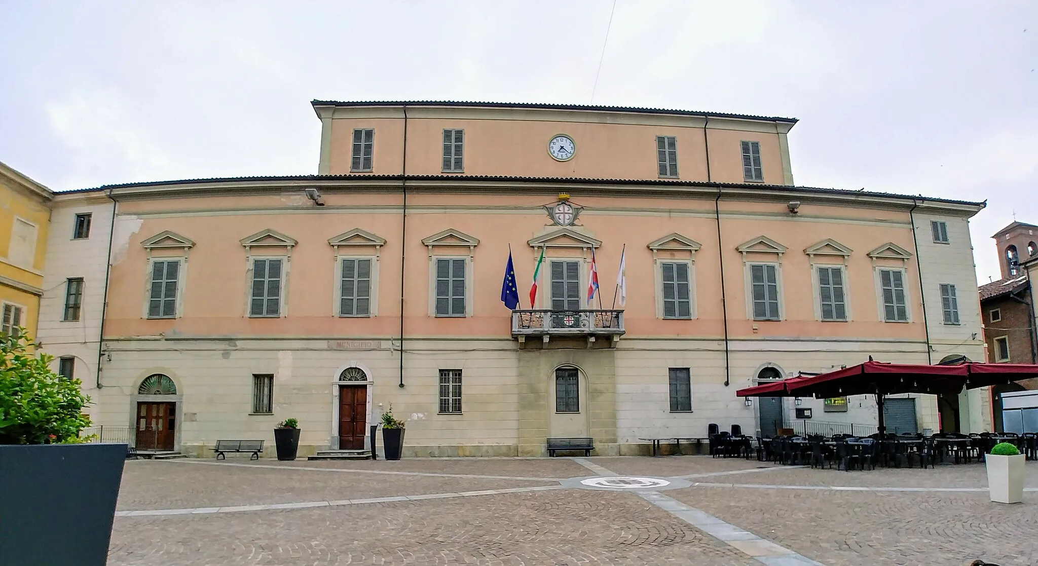 Photo showing: Crescentino, Municipio in Piazza Caretto