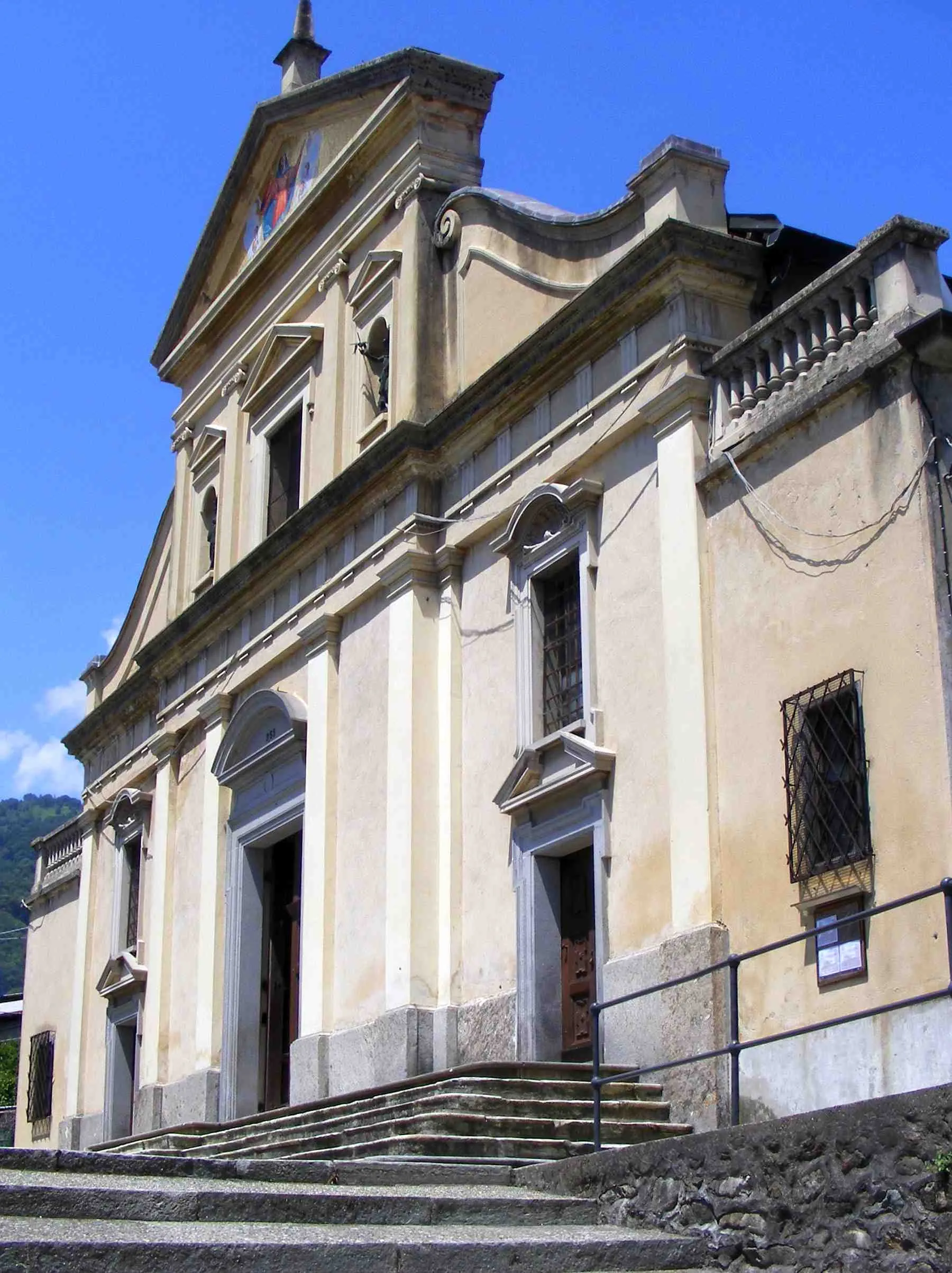 Photo showing: Forno Canavese (TO, Italy): Assunta parisch church