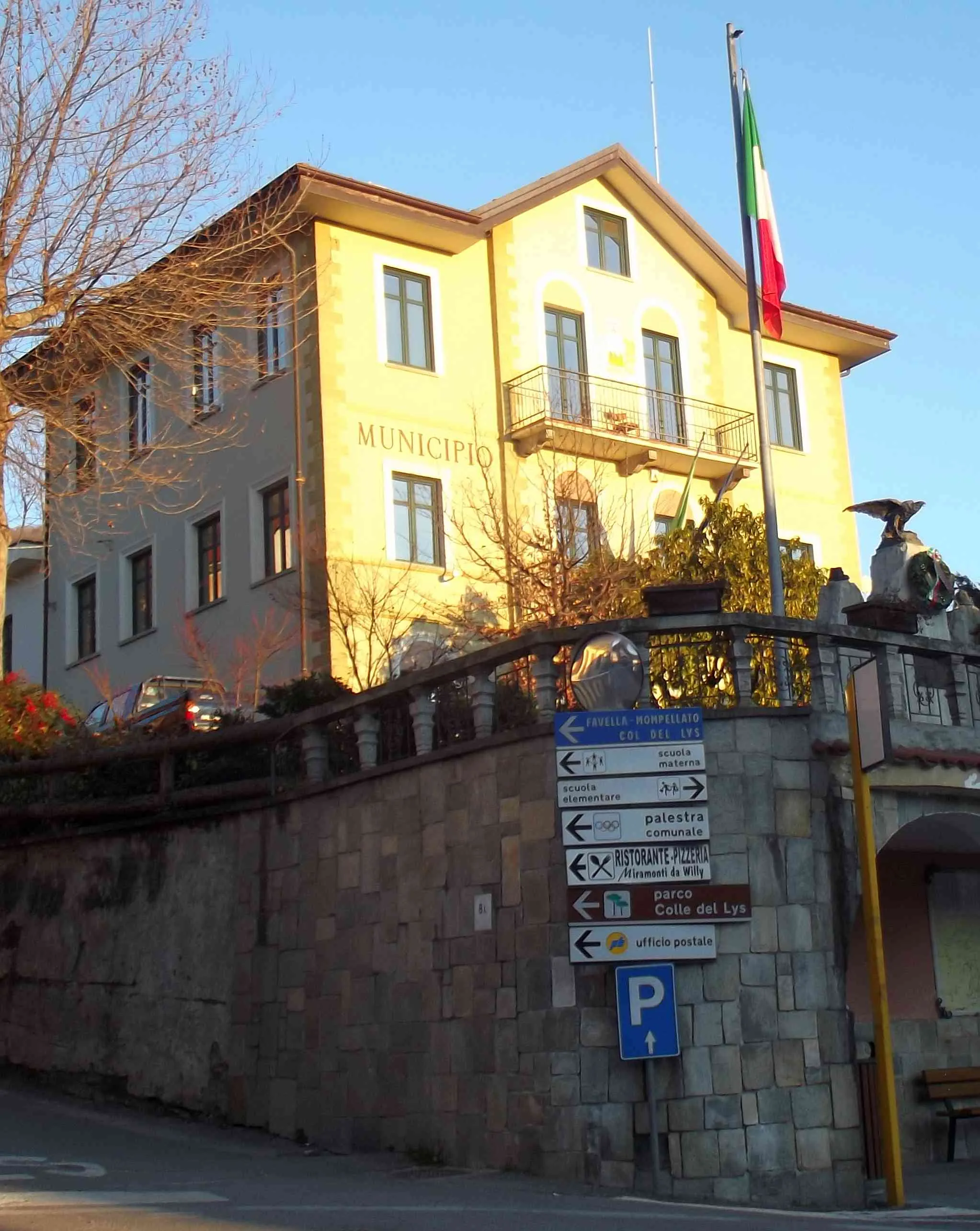 Photo showing: Rubiana (TO, Italy): town hall