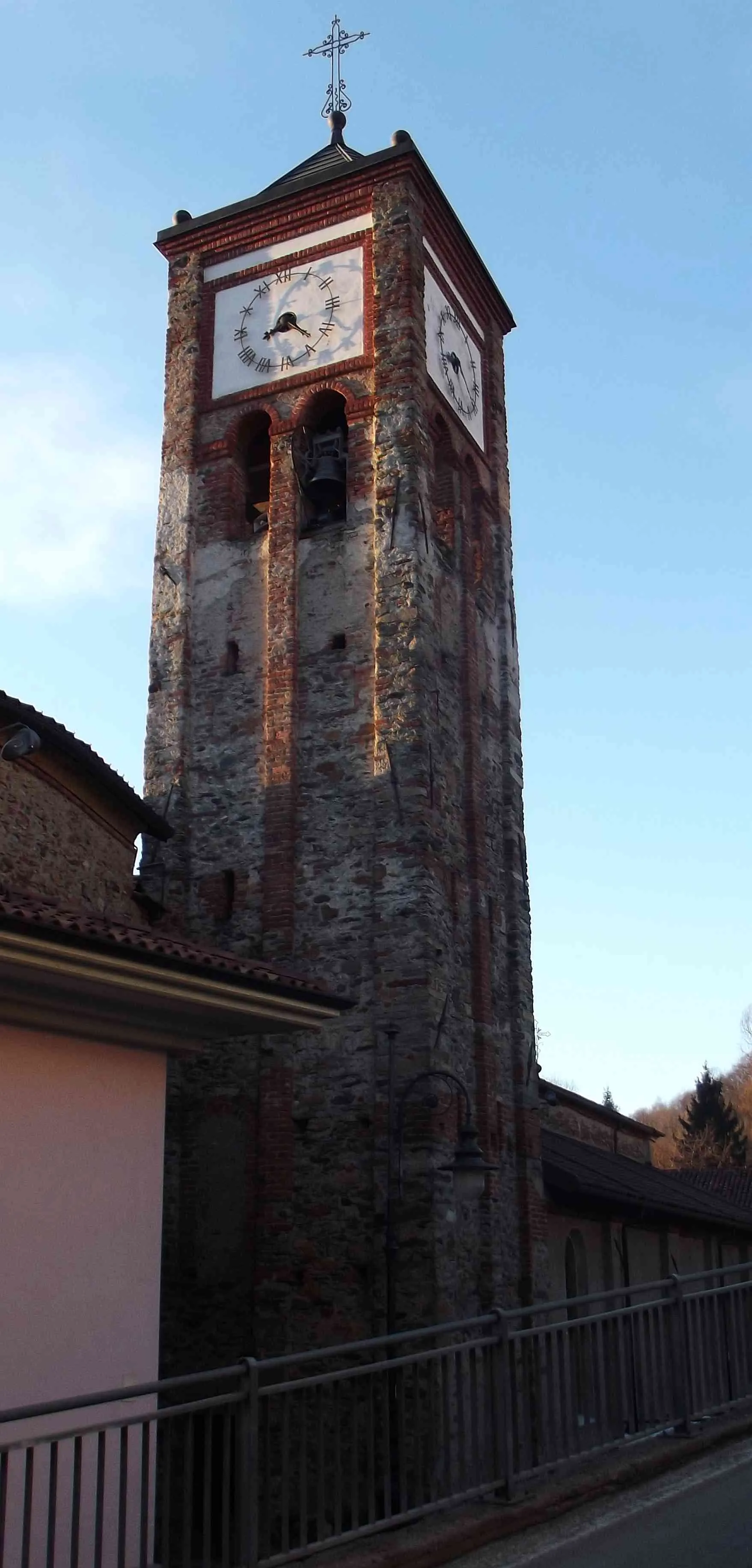 Photo showing: Rubiana (TO, Italy): church tower