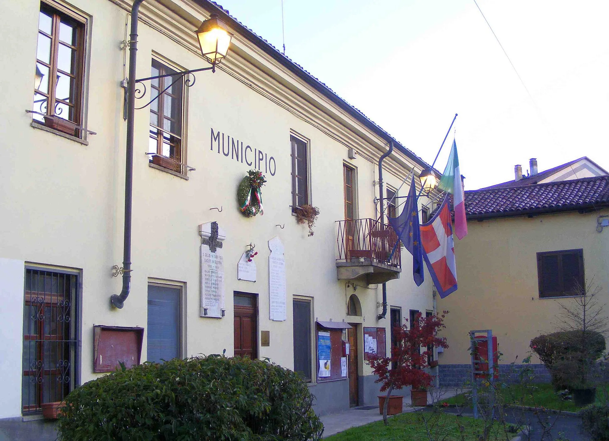 Photo showing: San Gillio (TO, Italy): town hall