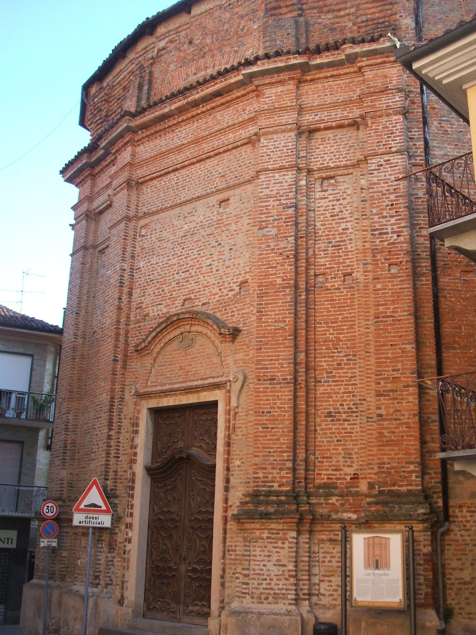 Photo showing: parrocchiale di San Bernardino, Sommariva Perno (Cuneo)