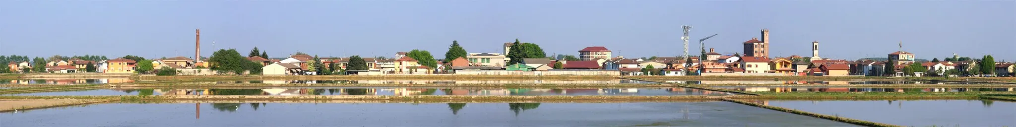 Photo showing: Panorama of Vespolate, Novara, Italy