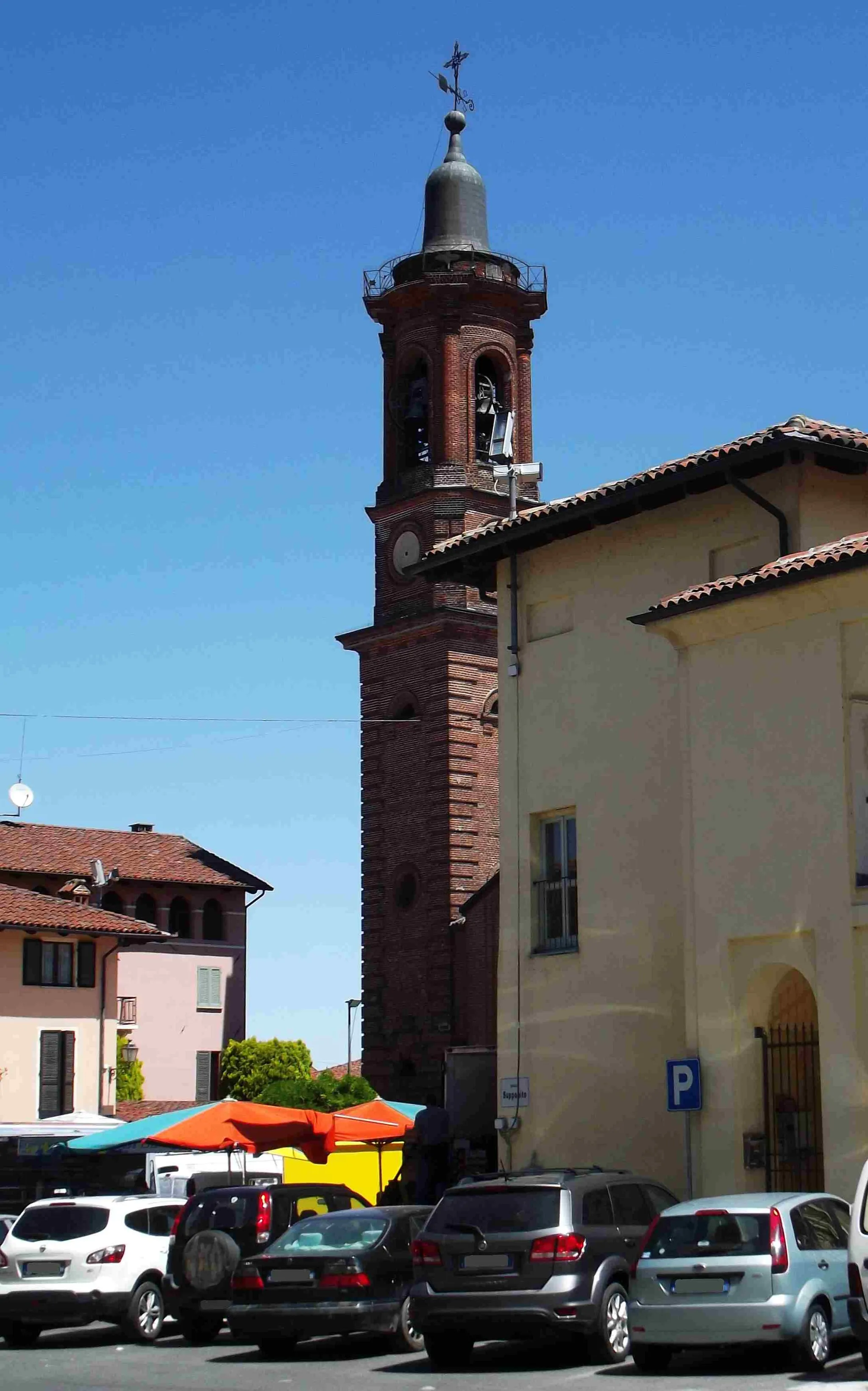 Photo showing: Villanova d'Asti (AT, Italy): churcch tower