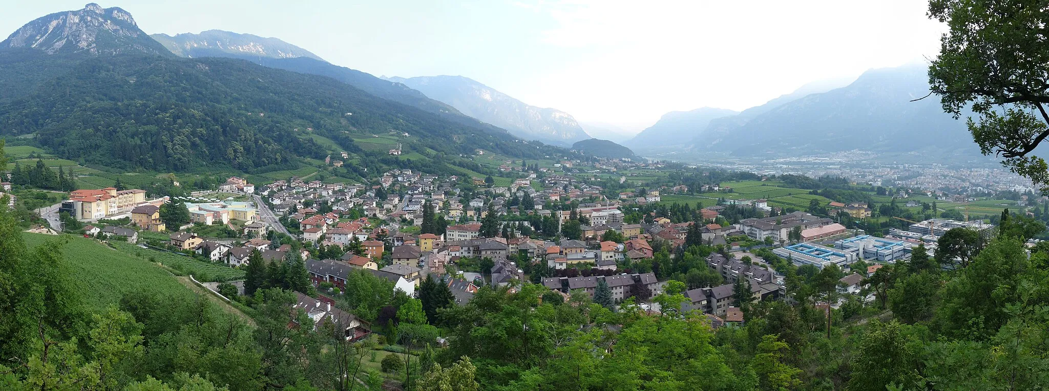 Photo showing: Trento (Italy): panorama of Povo from the S.Agata hill