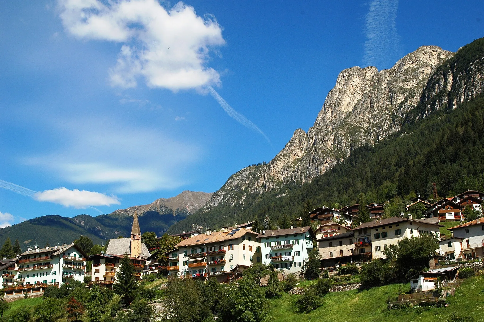 Photo showing: Alpen, Südtirol, Tesero, Blick Richtung Proprian