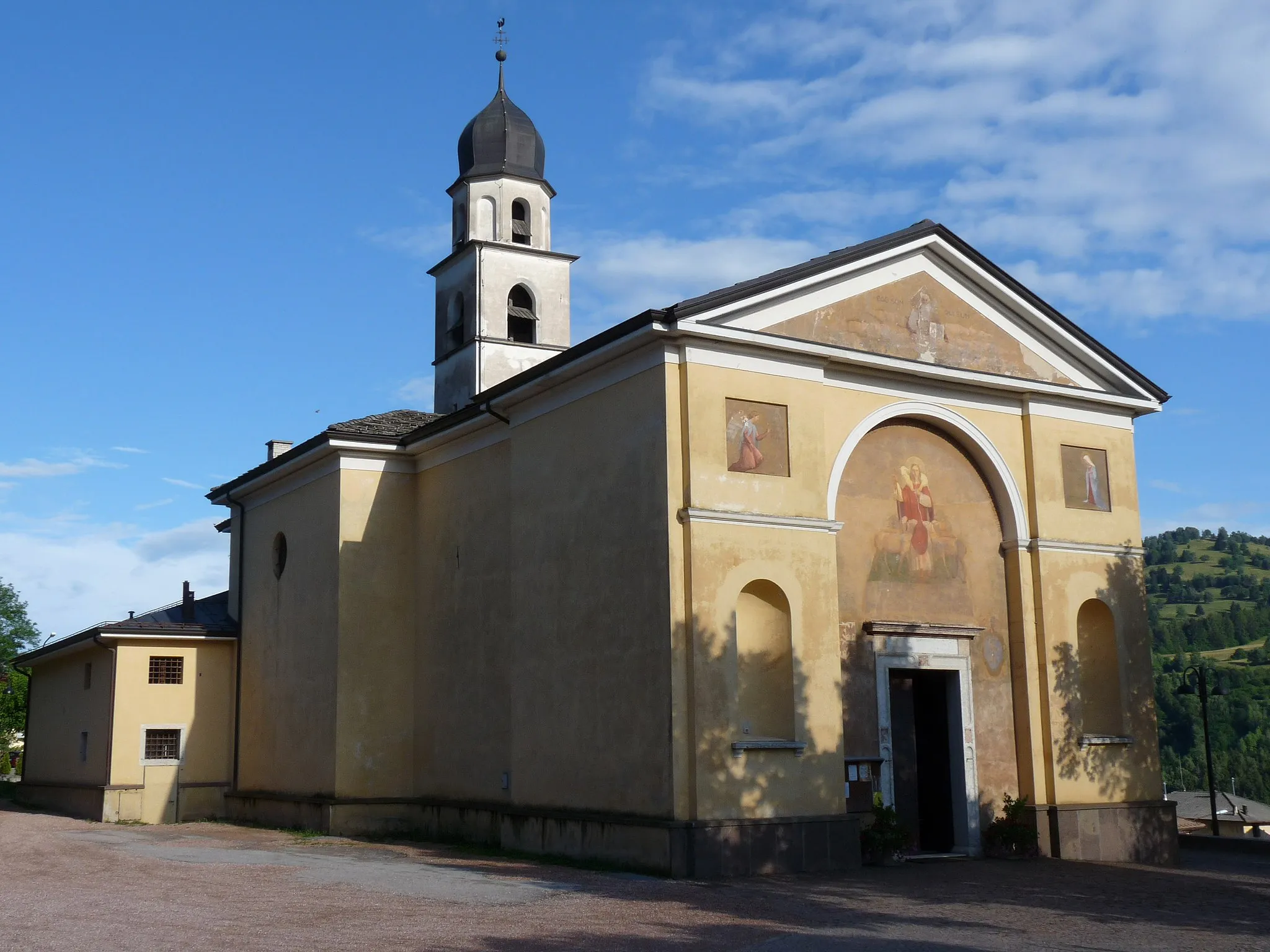 Photo showing: Vigolo Vattaro (province of Trento, Italy): Saint George church