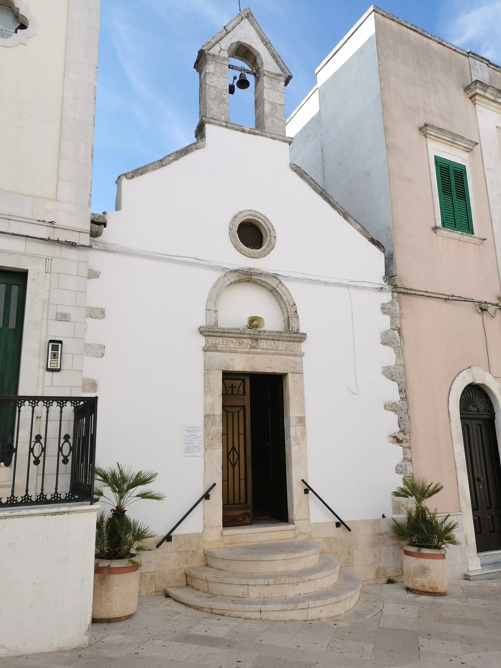 Photo showing: Spirito Santo church in Locorotondo.