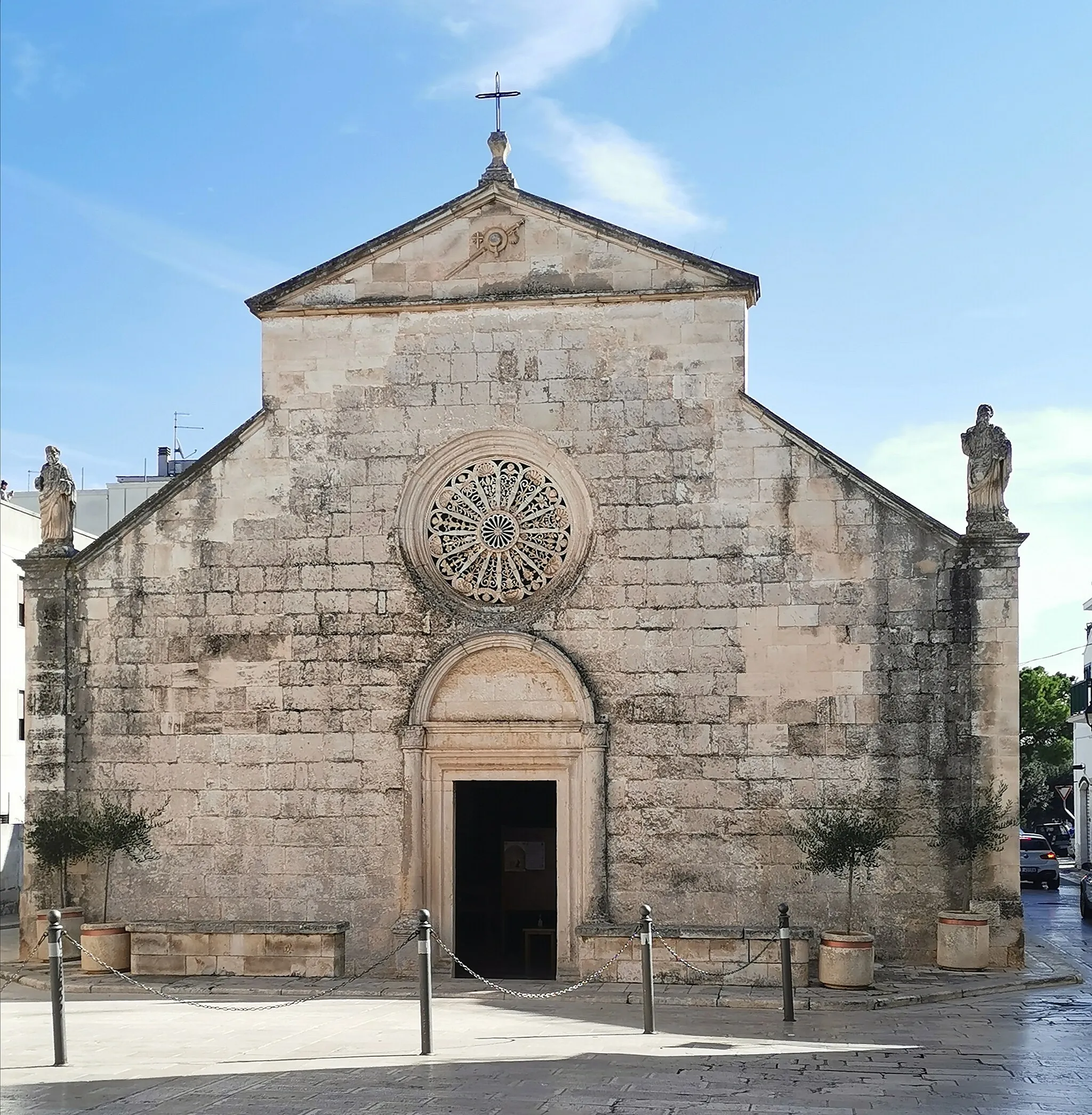Photo showing: Facciata della chiesa Madonna della Greca, a Locorotondo.