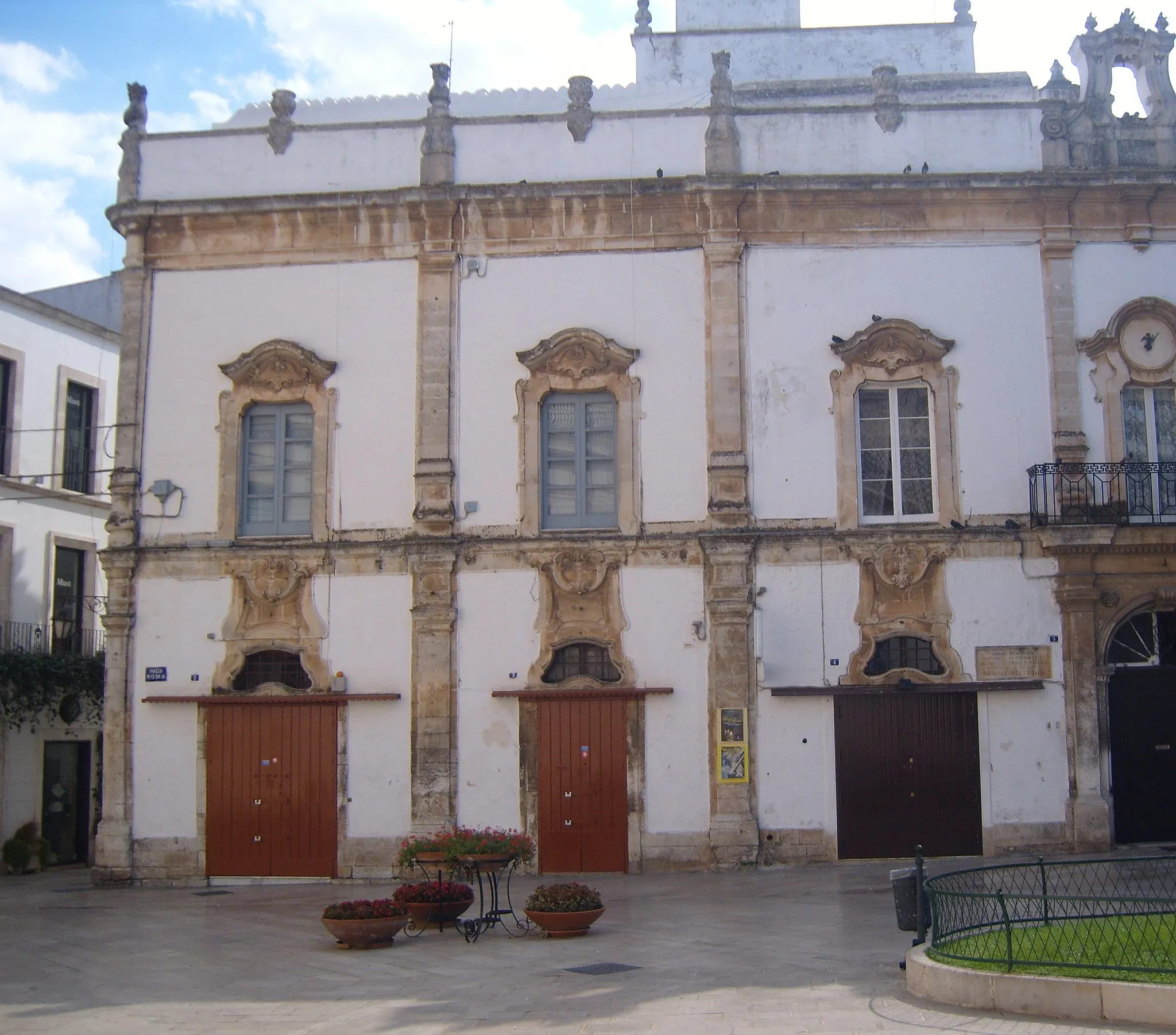Photo showing: Martucci Palace in Roma Square. Martina Franca, Province of Taranto, Italy