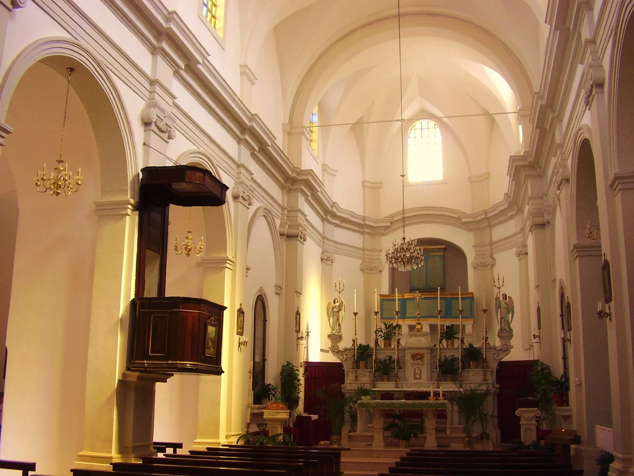 Photo showing: Interno Chiesa di San Cassiano Lecce