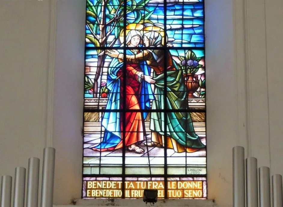 Photo showing: Parrocchia Maria Ss. delle Grazie - navata vetrata