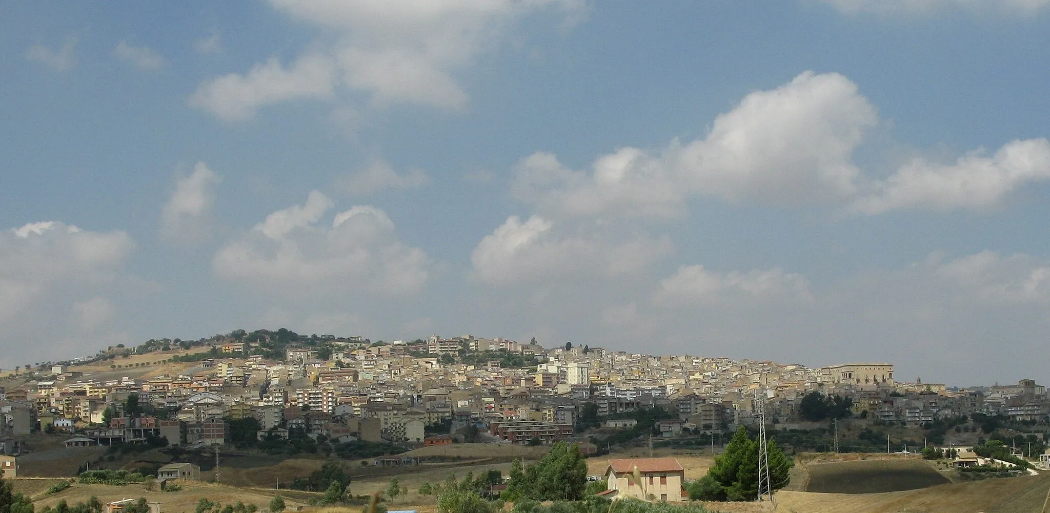 Photo showing: Panorama di Aragona.