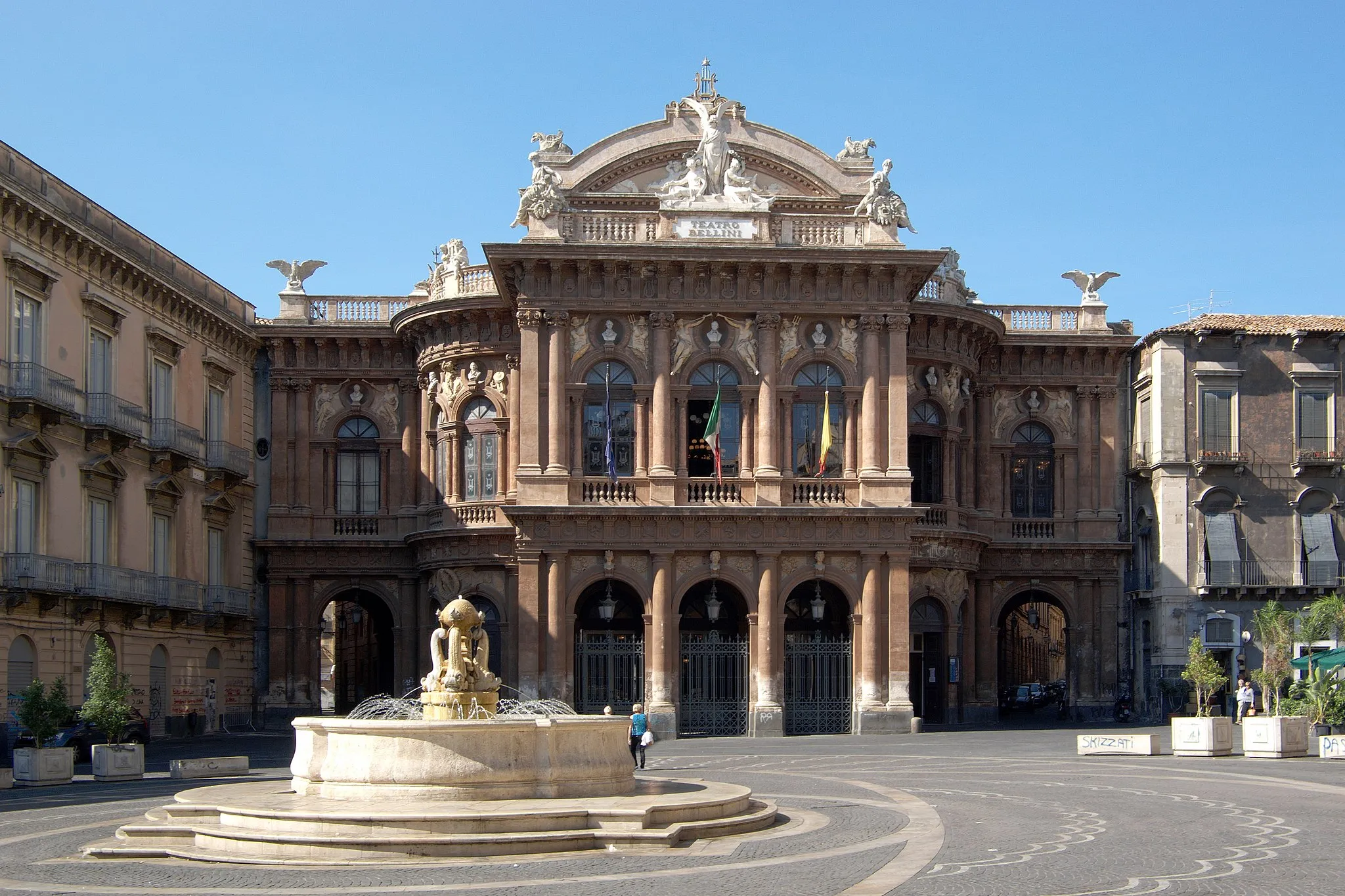 Photo showing: Italy, Sicily, Catania,  Teatro Bellini