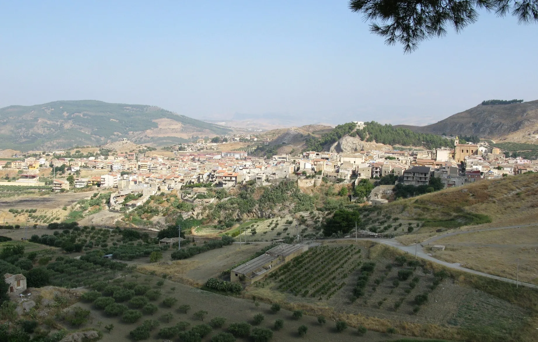 Photo showing: Panorama di Cattolica Eraclea.